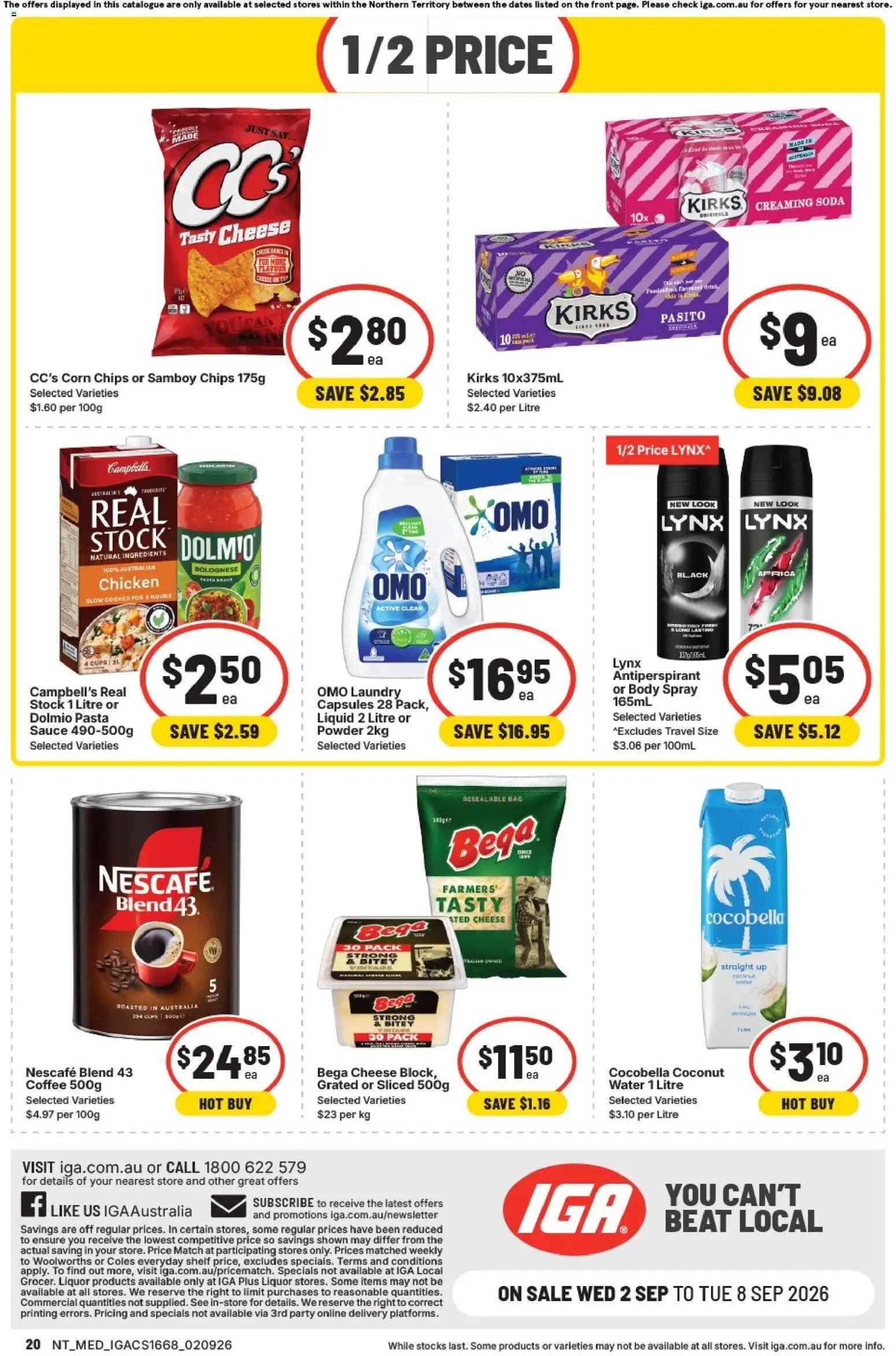 IGA catalogue from 02/09/2026 IGA catalogue Zuccoli