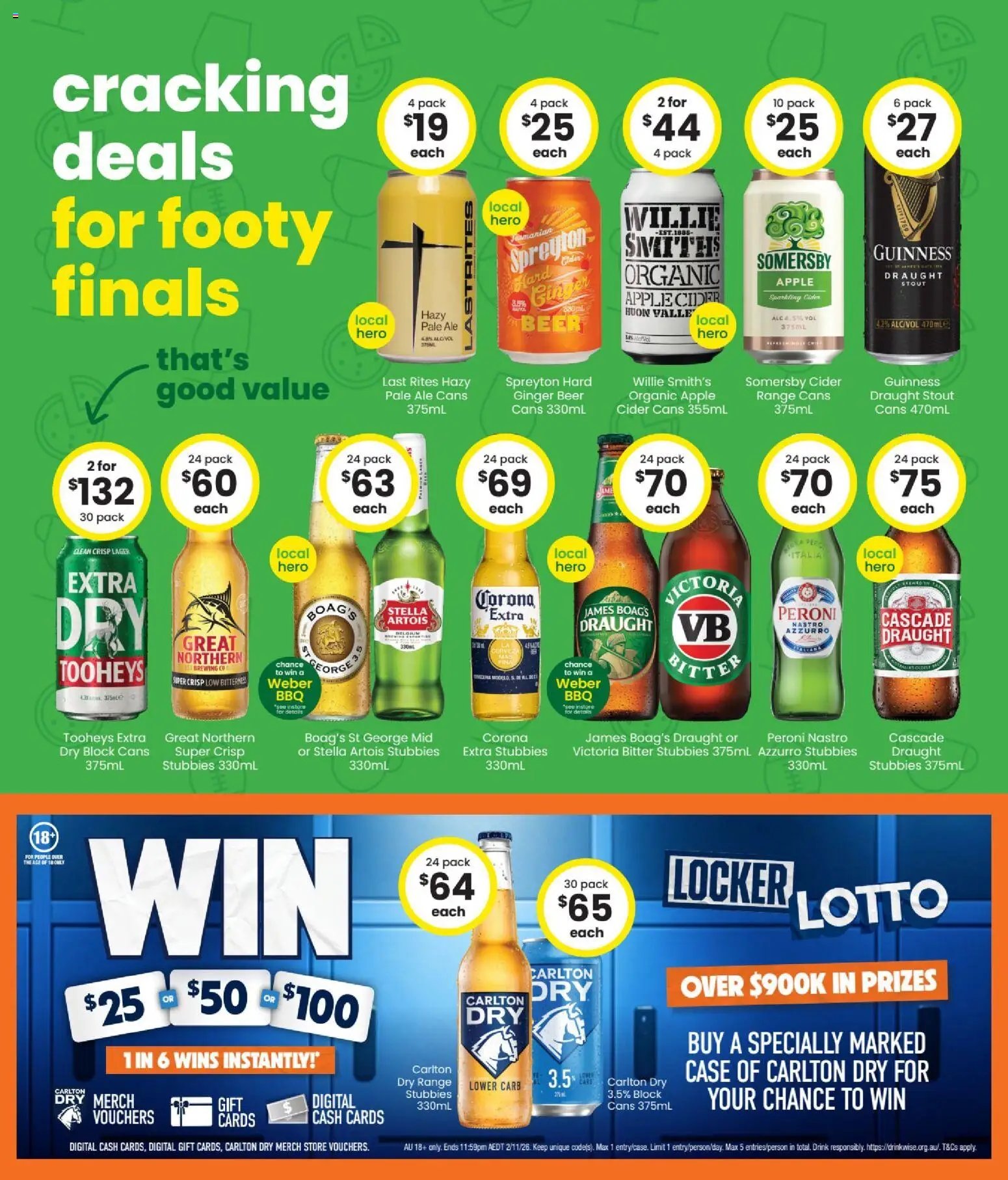 The Bottle-O catalogue from 14/09/2026 The Bottle-O catalogue QUEENSTOWN