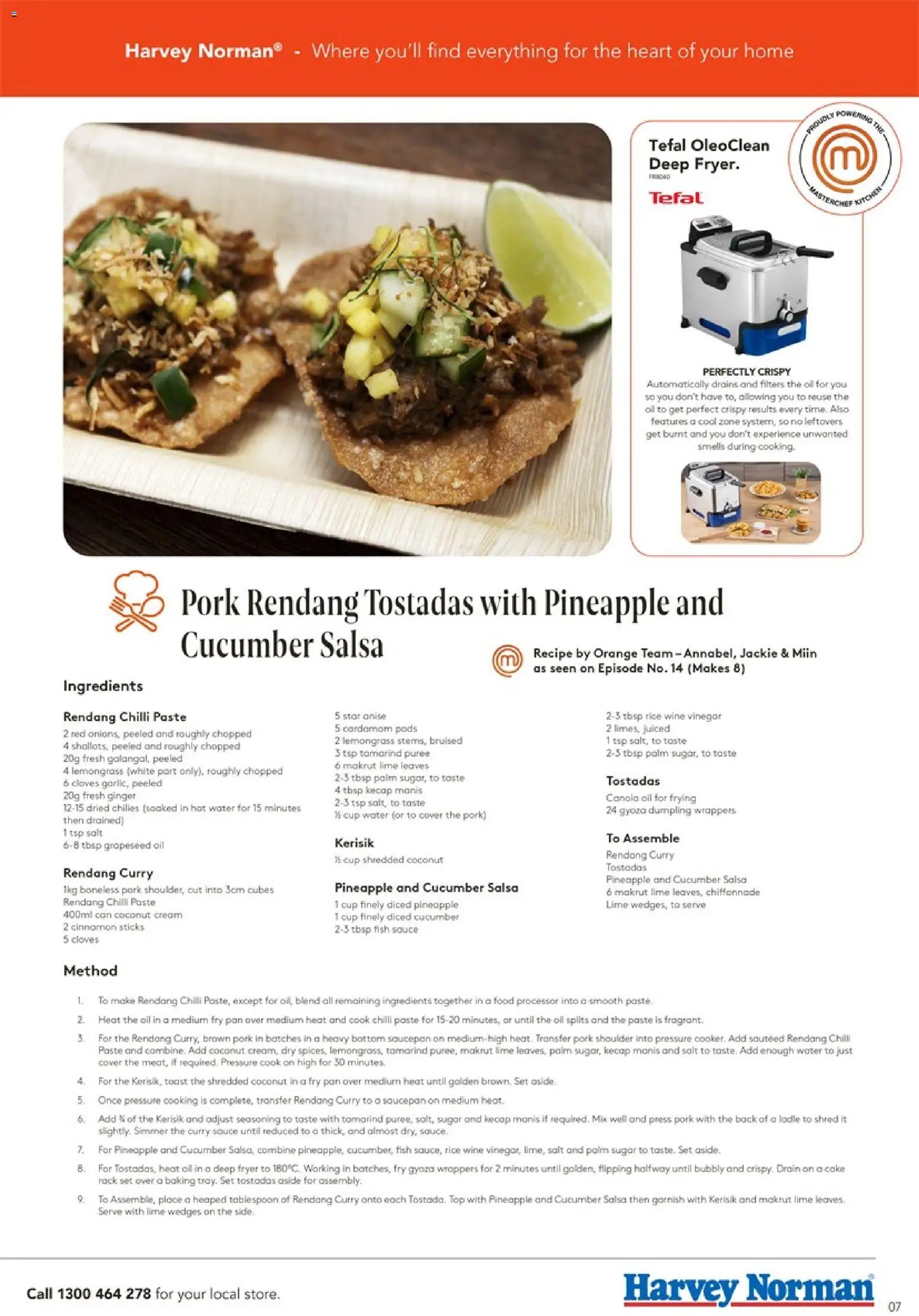 Harvey Norman catalogue from 06/07/2026 Harvey Norman Small Appliance – Proudly Powering the MasterChef Kitchen