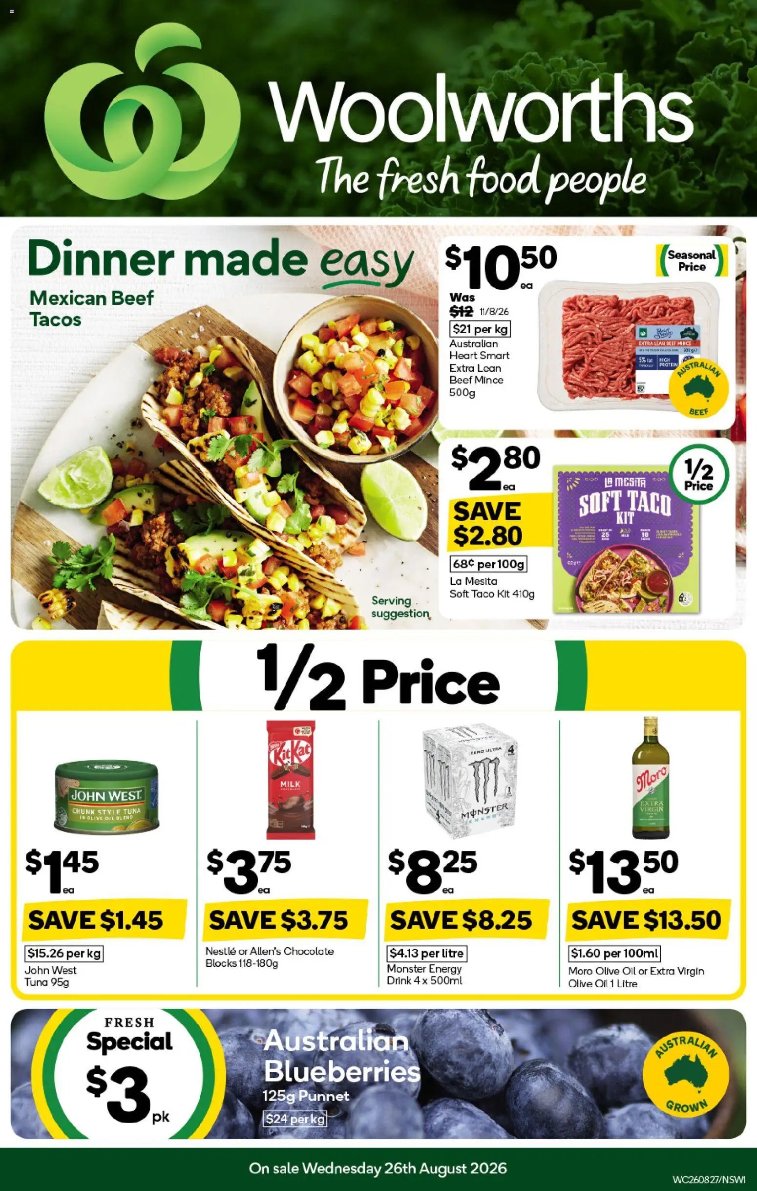 Woolworths catalogue from 26/08/2026 Woolworths catalogue