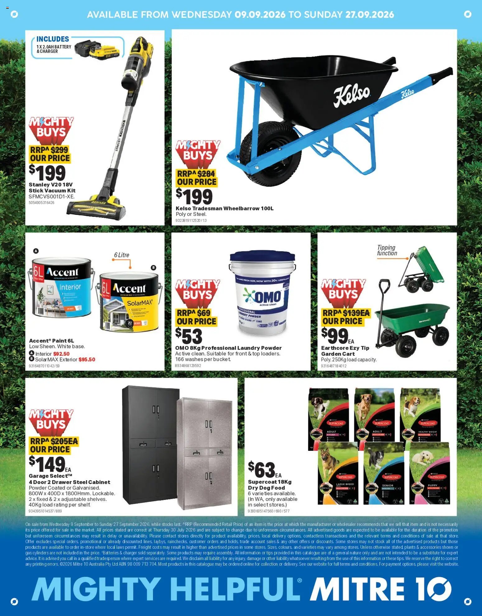 Mitre 10 catalogue from 09/09/2026 Mitre 10 catalogue