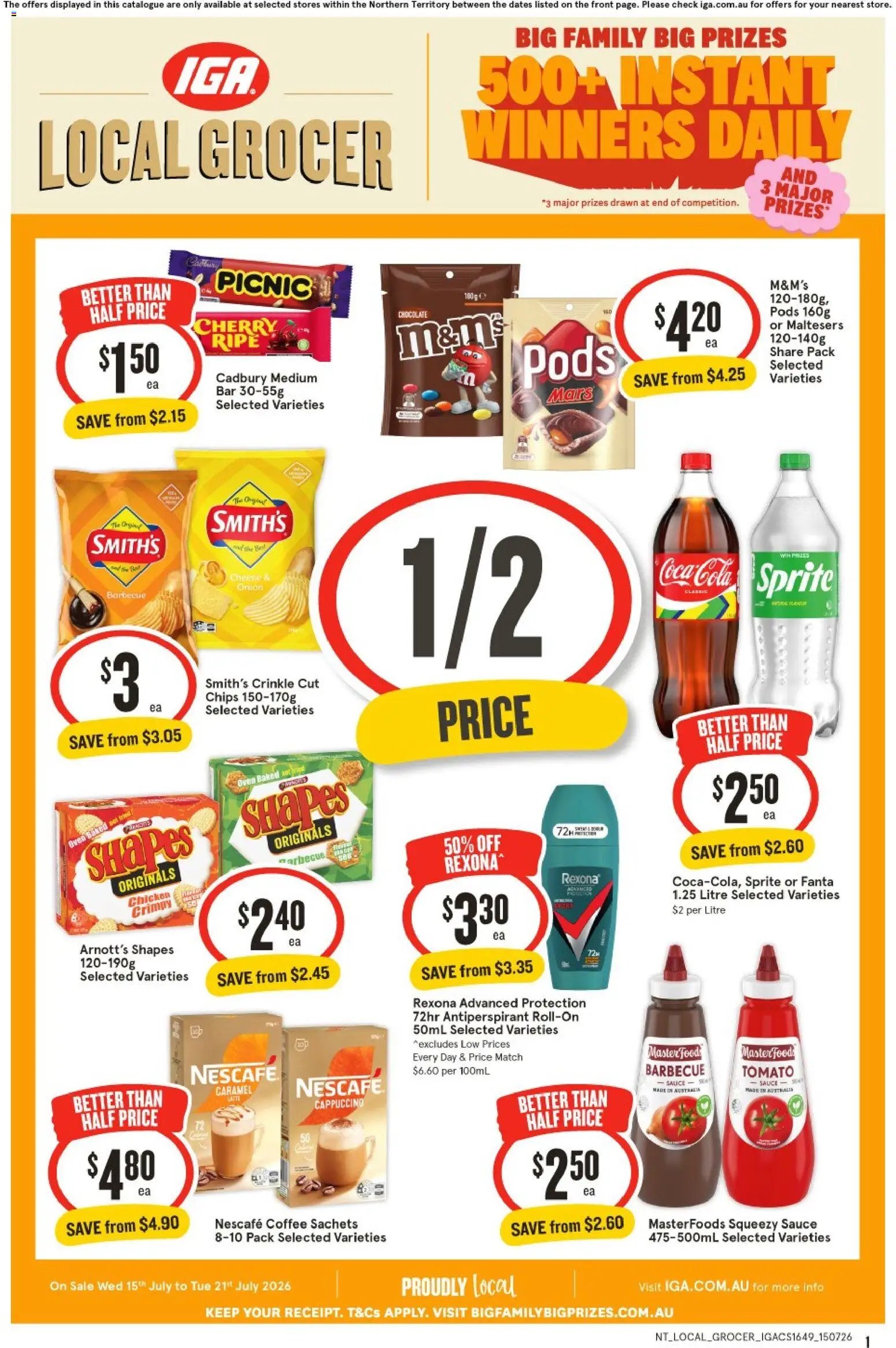 IGA catalogue from 15/07/2026 IGA Local Grocer NT