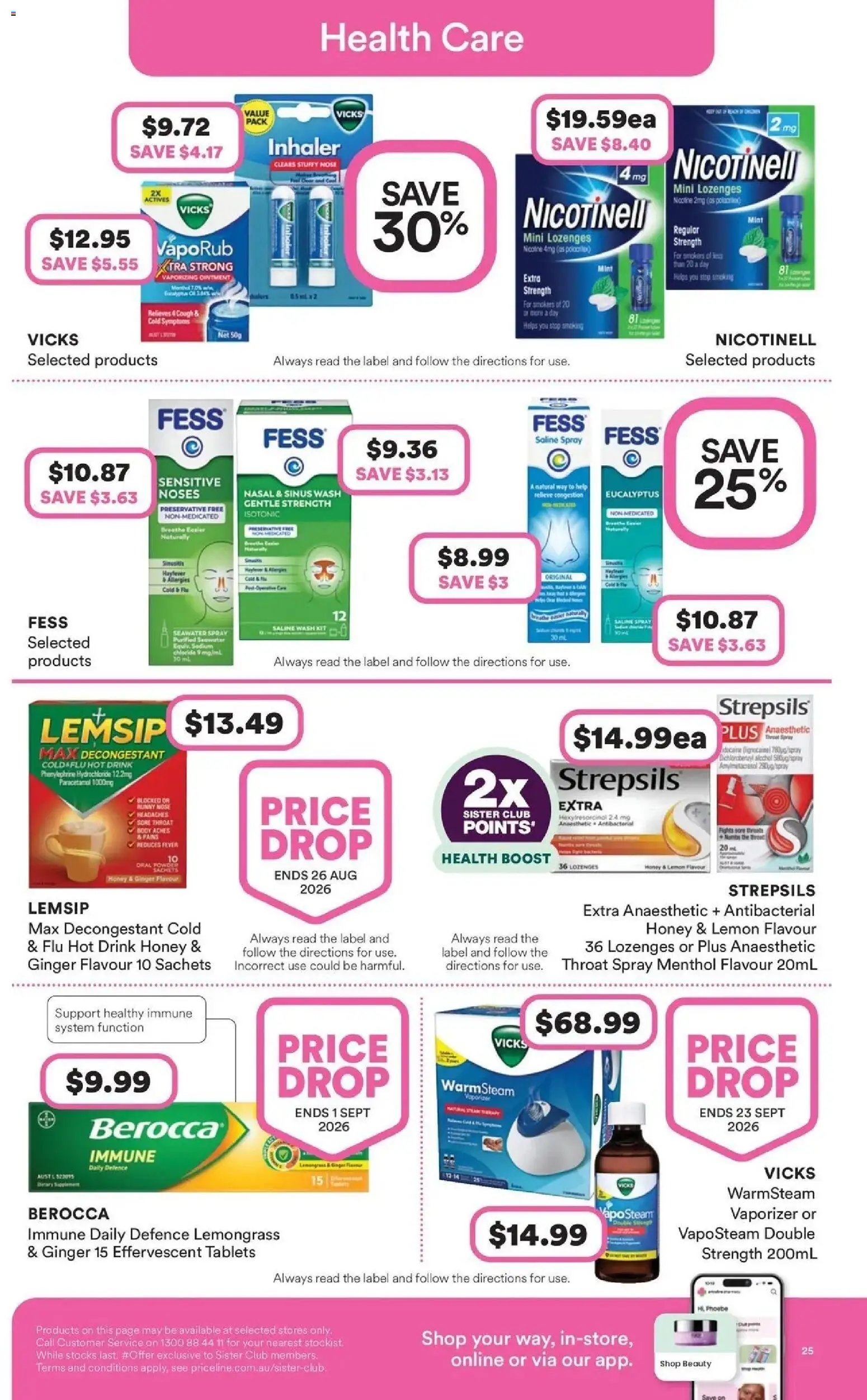 Priceline Pharmacy catalogue from 30/07/2026 Priceline Pharmacy catalogue Urraween