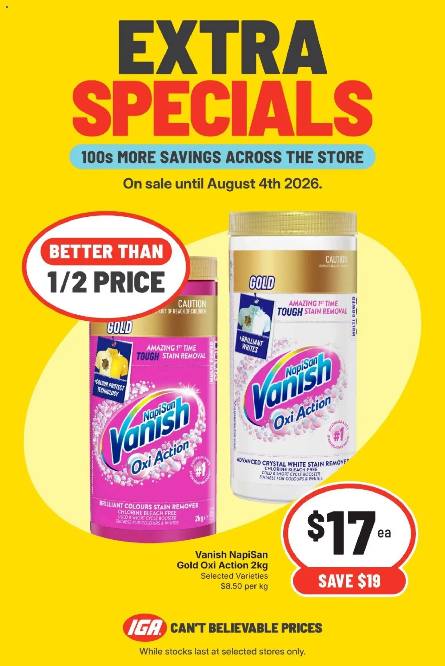 IGA catalogue from 29/07/2026 IGA Extra specials