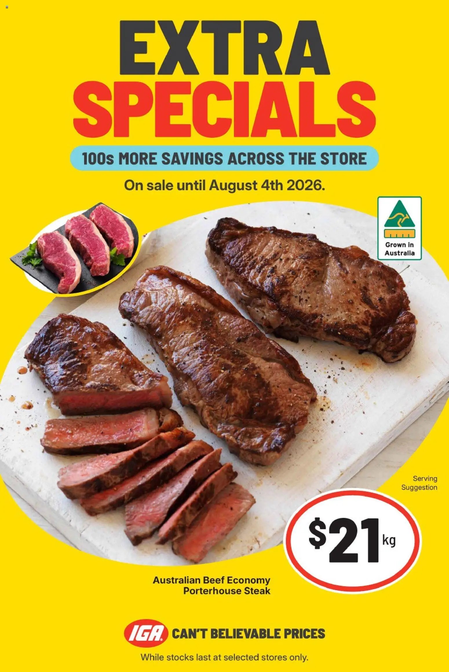 IGA catalogue from 29/07/2026 IGA Extra specials