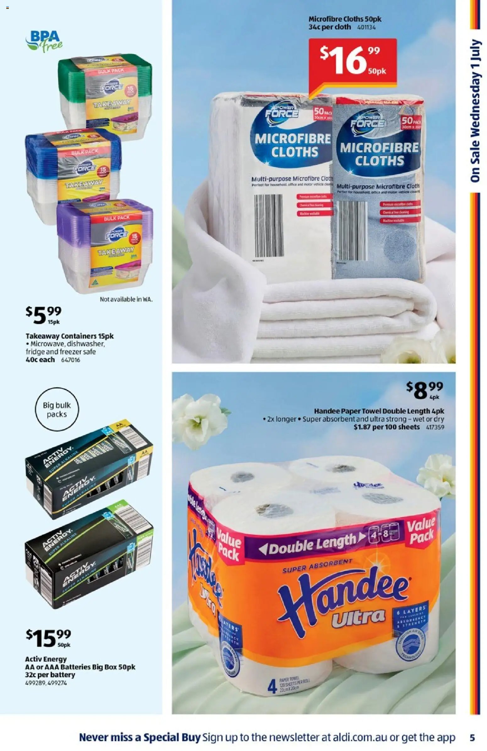 Aldi catalogue from 01/07/2026 Aldi catalogue Special Buys