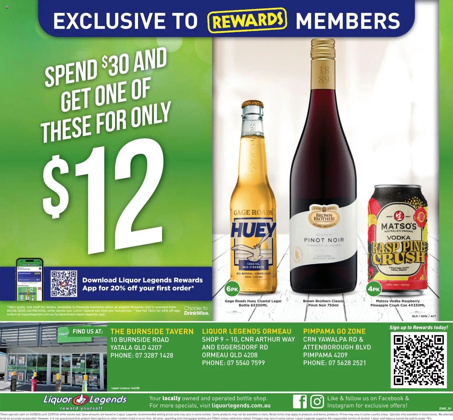 Liquor Legends catalogue from 26/08/2026 Liquor Legends catalogue Yatala