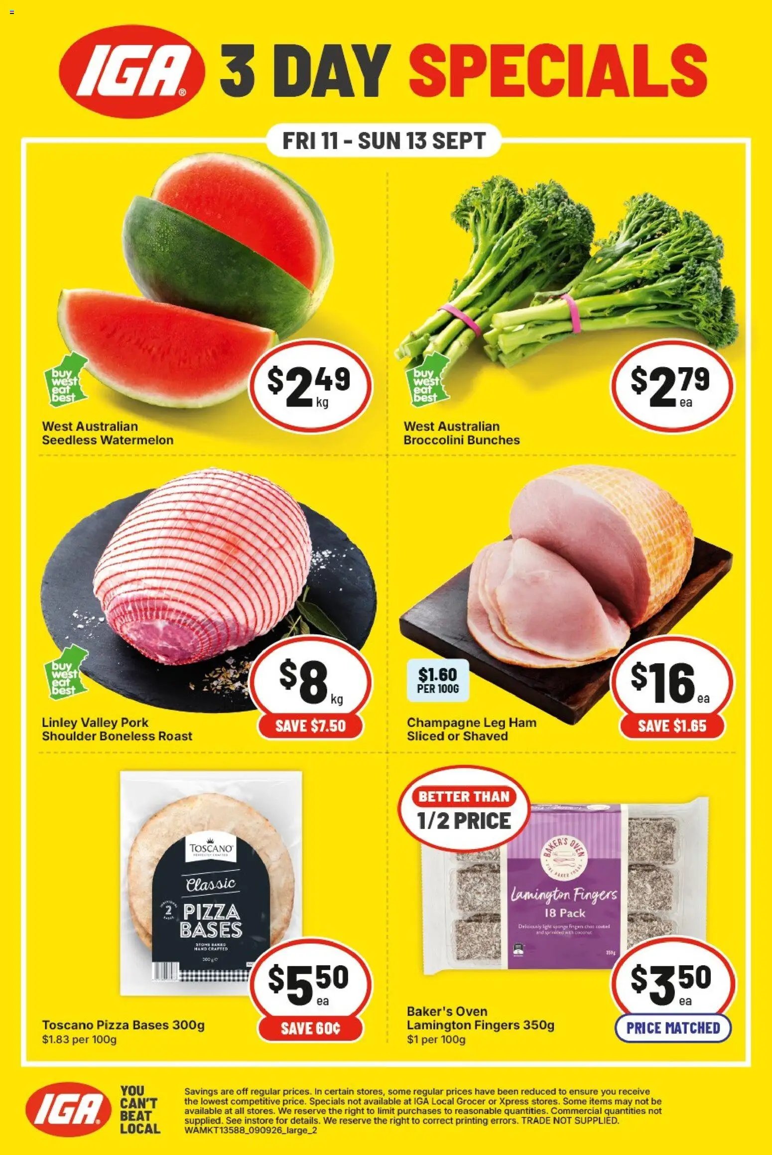 IGA catalogue from 11/09/2026 IGA catalogue Northbridge