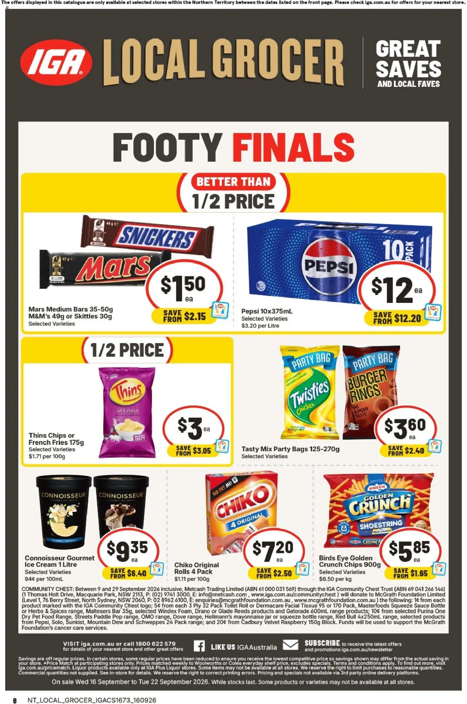 IGA catalogue from 16/09/2026 IGA catalogue Berry Springs
