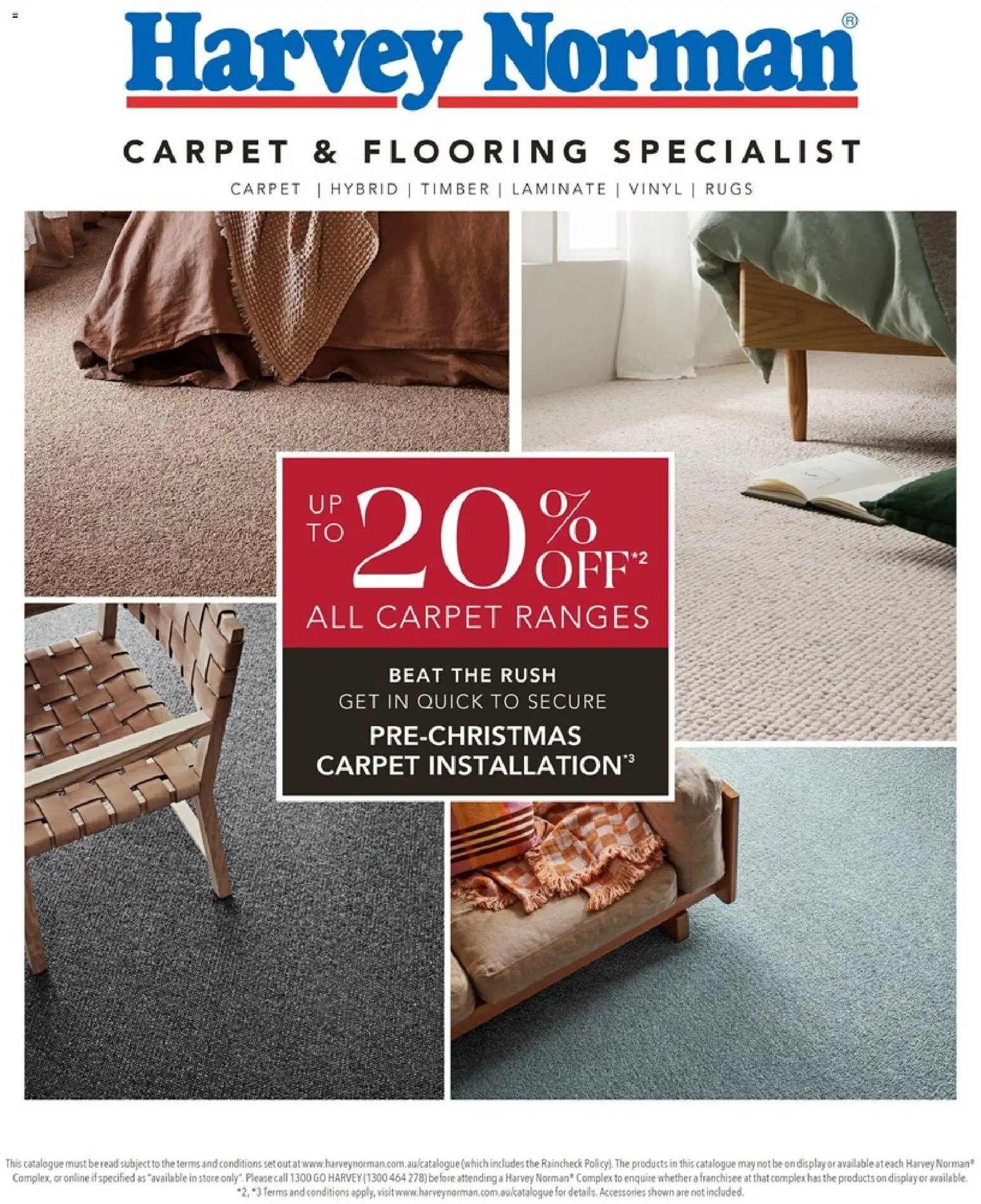 Harvey Norman catalogue from 01/10/2026 Harvey Norman Carpet & Flooring Specialist