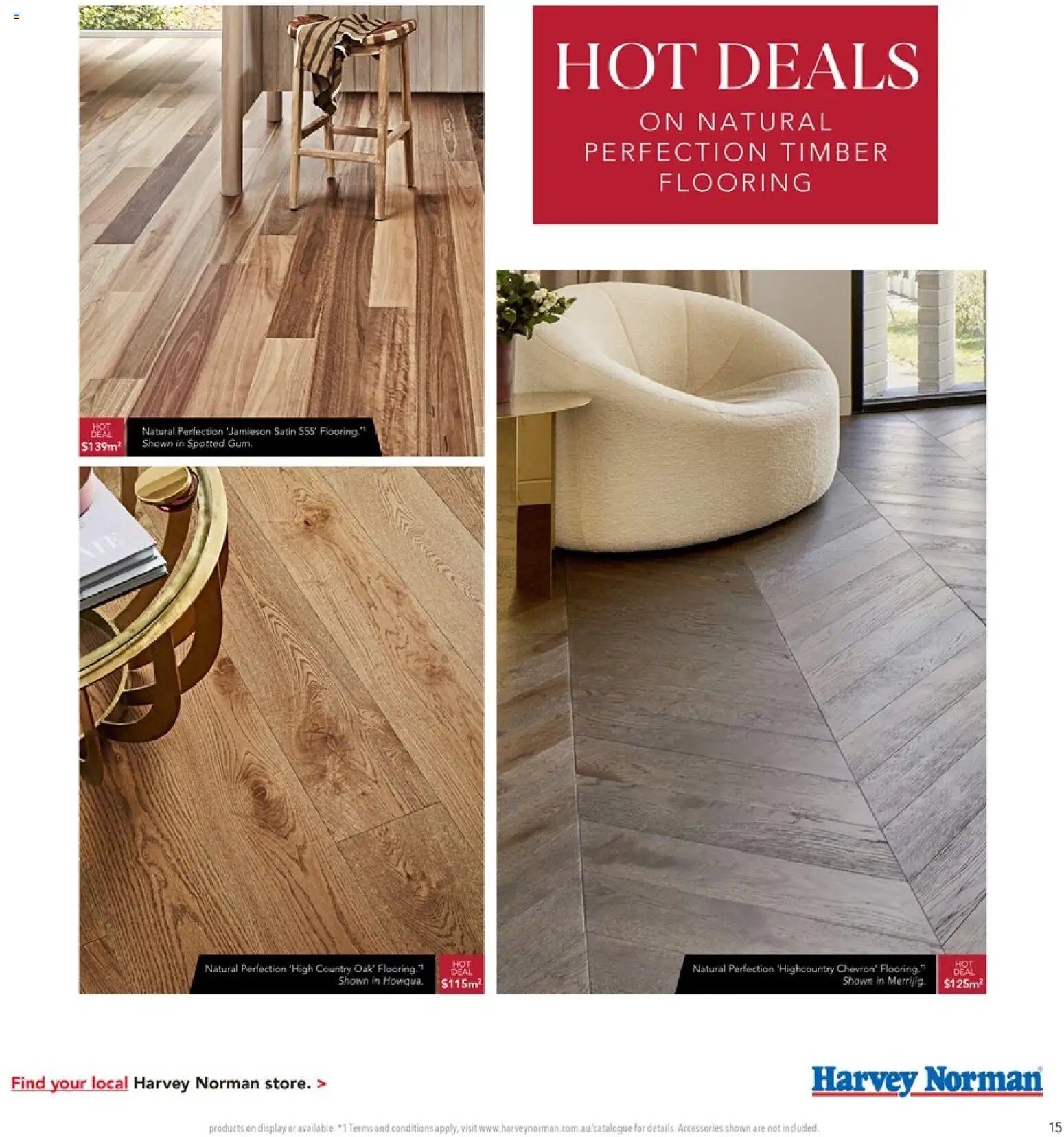 Harvey Norman catalogue from 01/10/2026 Harvey Norman Carpet & Flooring Specialist