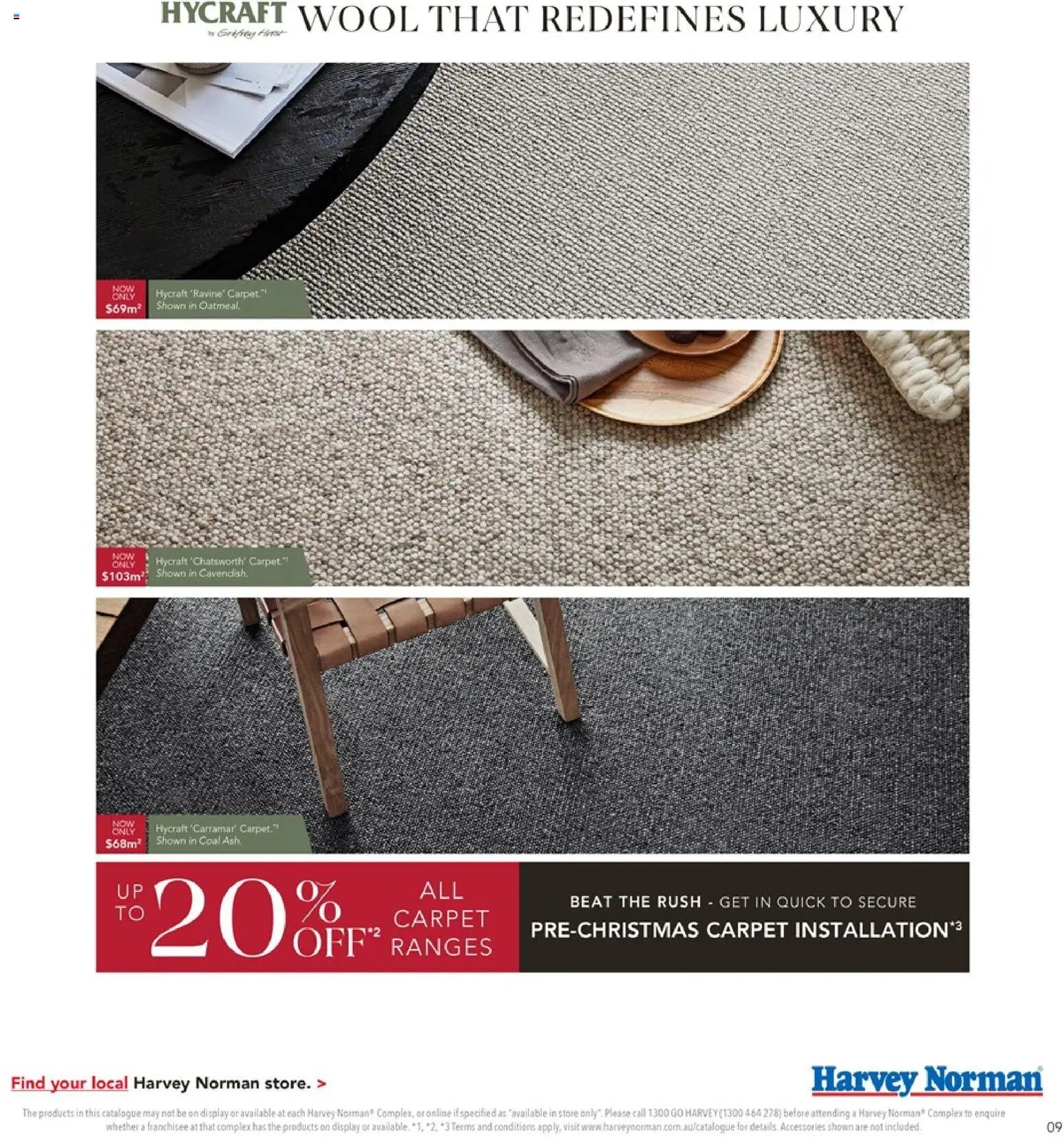 Harvey Norman catalogue from 01/10/2026 Harvey Norman Carpet & Flooring Specialist