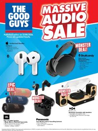 The Good Guys catalogue from 27/08/2026 The Good Guys catalogue Massive audio Sale