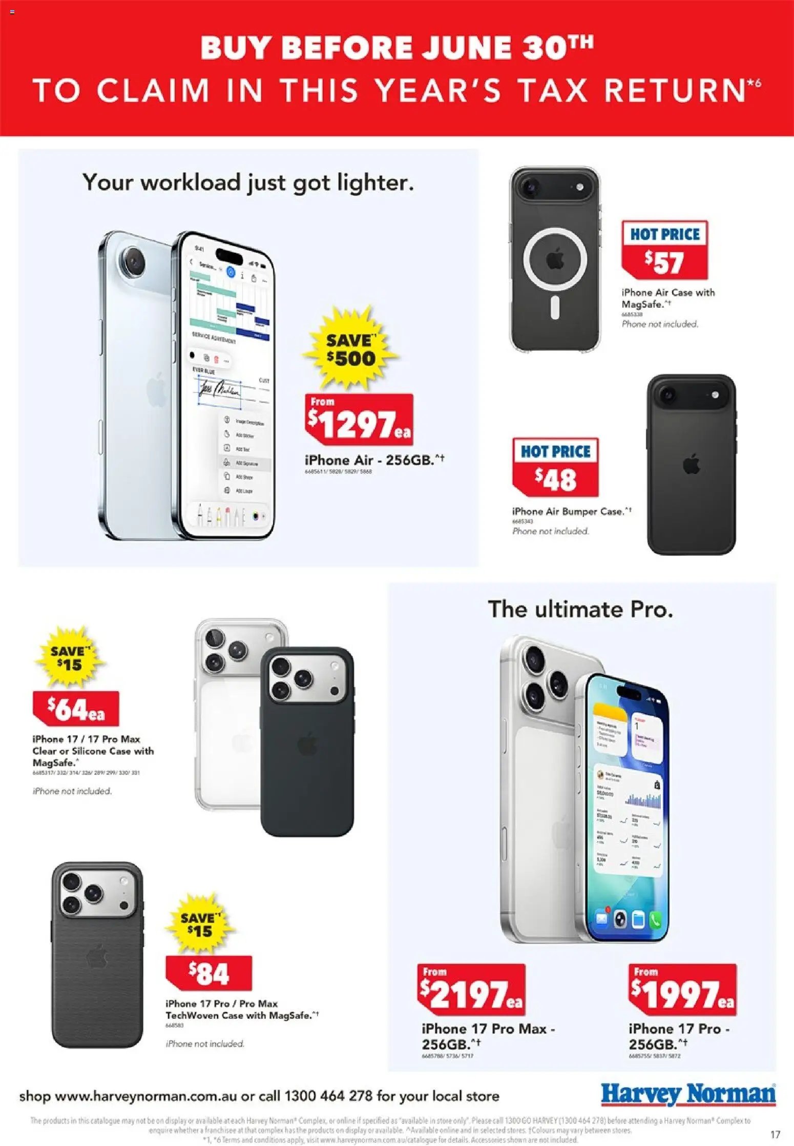 Harvey Norman catalogue from 05/06/2026 Harvey Norman Tax time deals