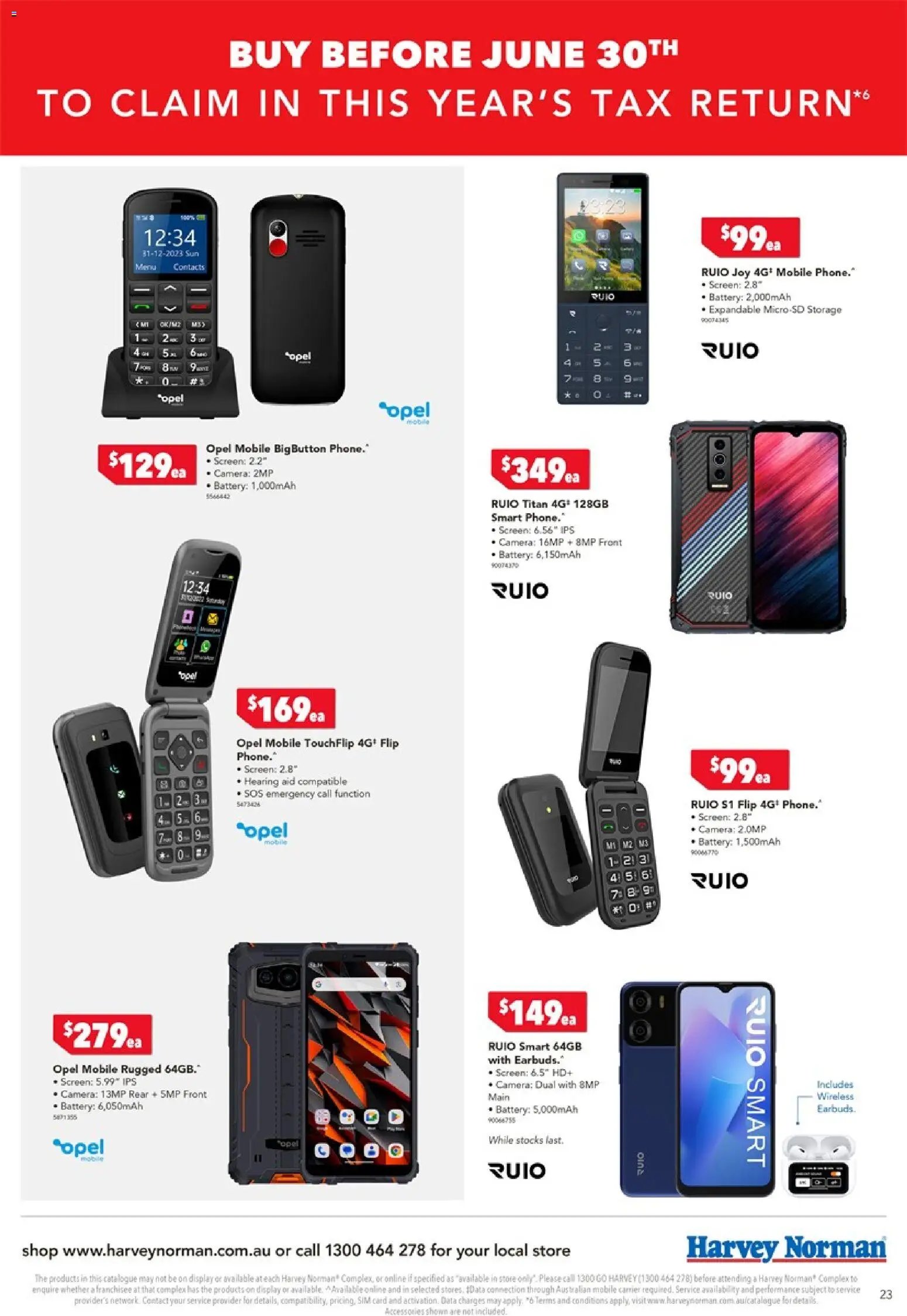 Harvey Norman catalogue from 05/06/2026 Harvey Norman Tax time deals