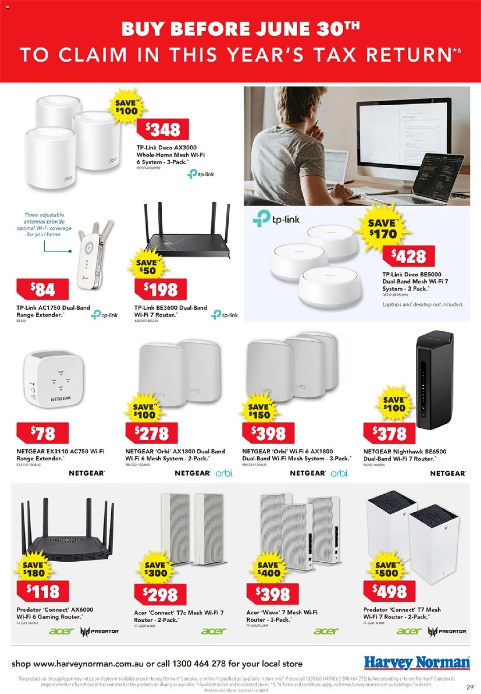 Harvey Norman catalogue from 05/06/2026 Harvey Norman Tax time deals