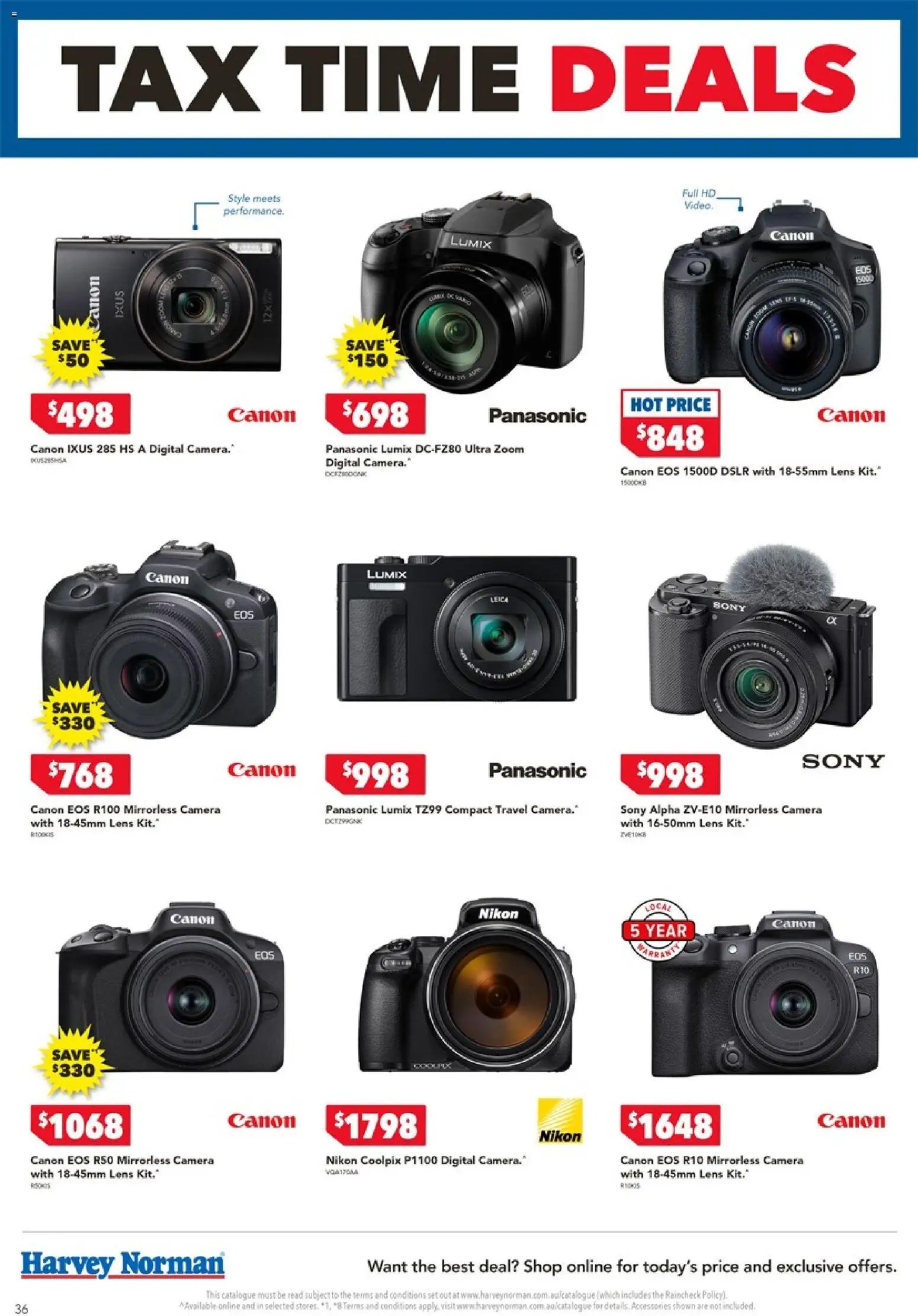 Harvey Norman catalogue from 05/06/2026 Harvey Norman Tax time deals