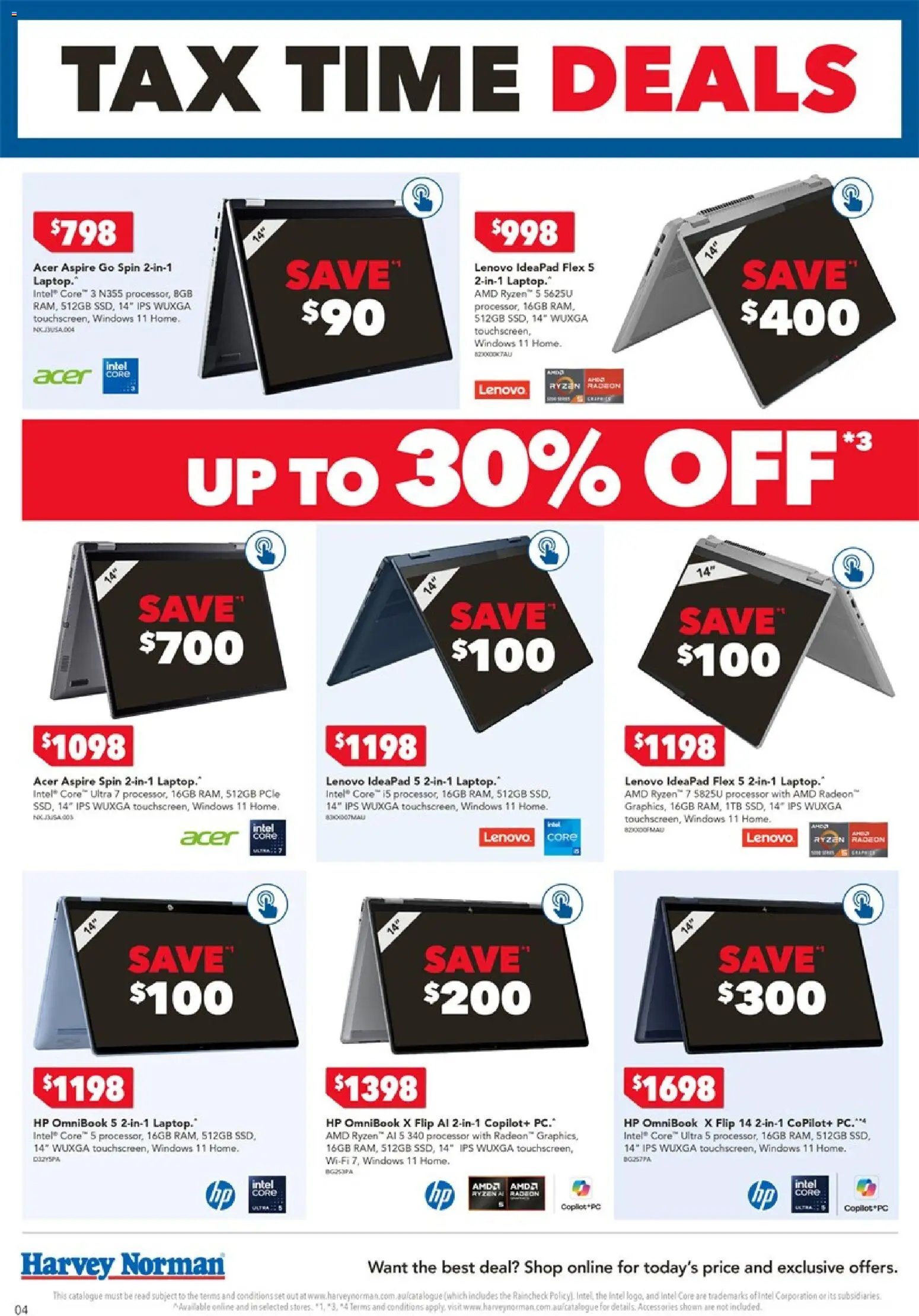 Harvey Norman catalogue from 05/06/2026 Harvey Norman Tax time deals