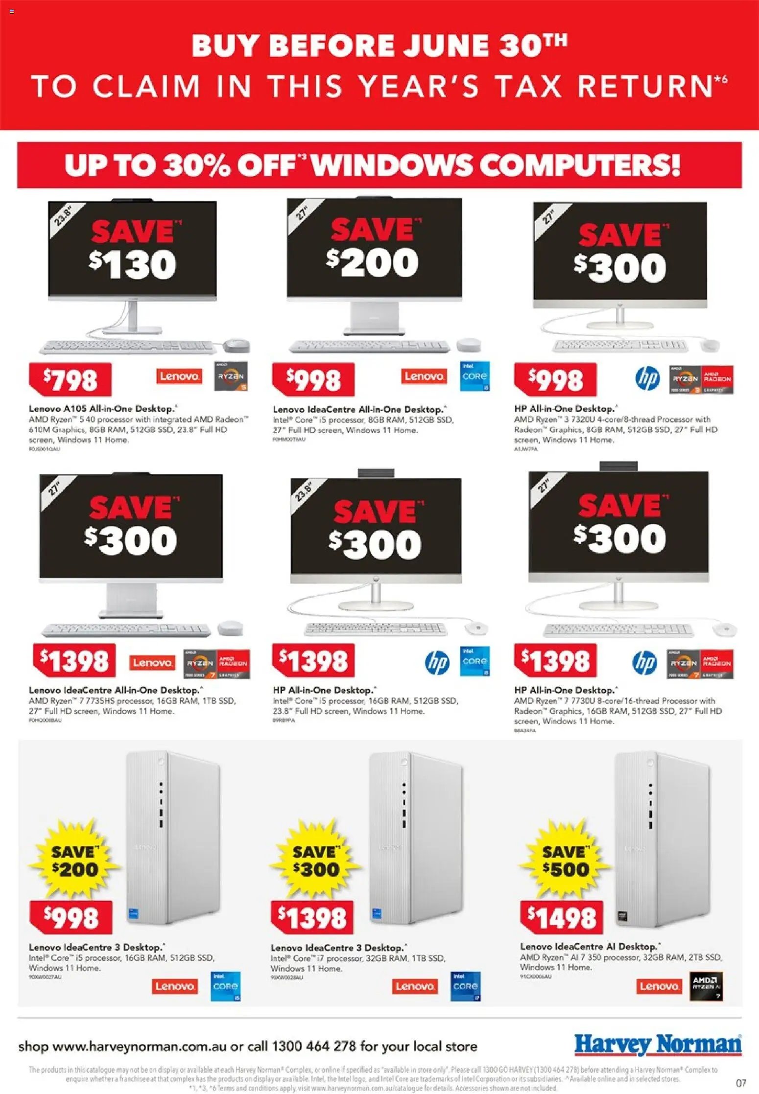 Harvey Norman catalogue from 05/06/2026 Harvey Norman Tax time deals