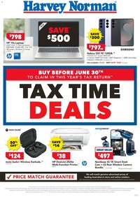 Harvey Norman catalogue from 05/06/2026 Harvey Norman Tax time deals
