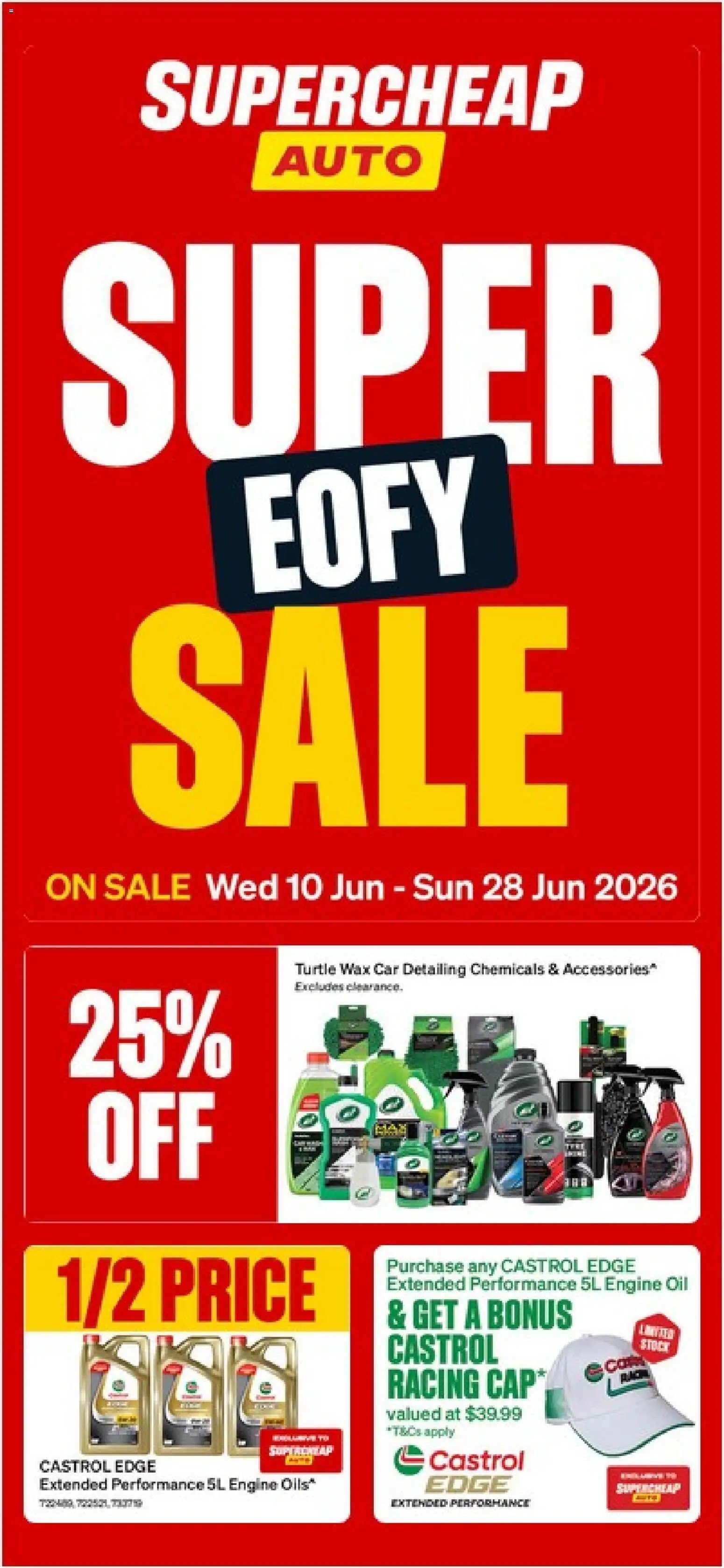 Supercheap Auto catalogue from 10/06/2026 Supercheap Auto catalogue