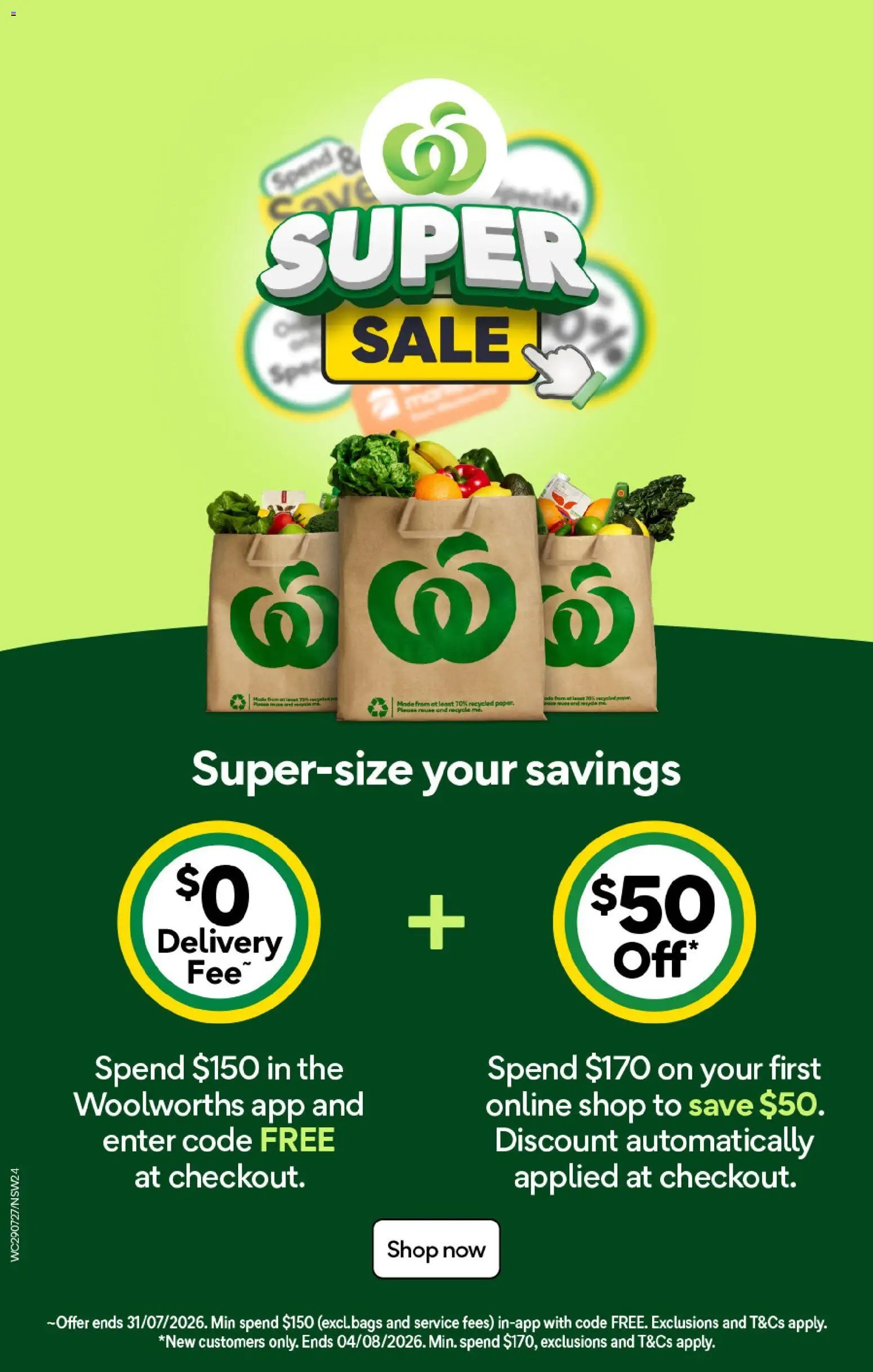 Woolworths catalogue from 29/07/2026 Woolworths catalogue