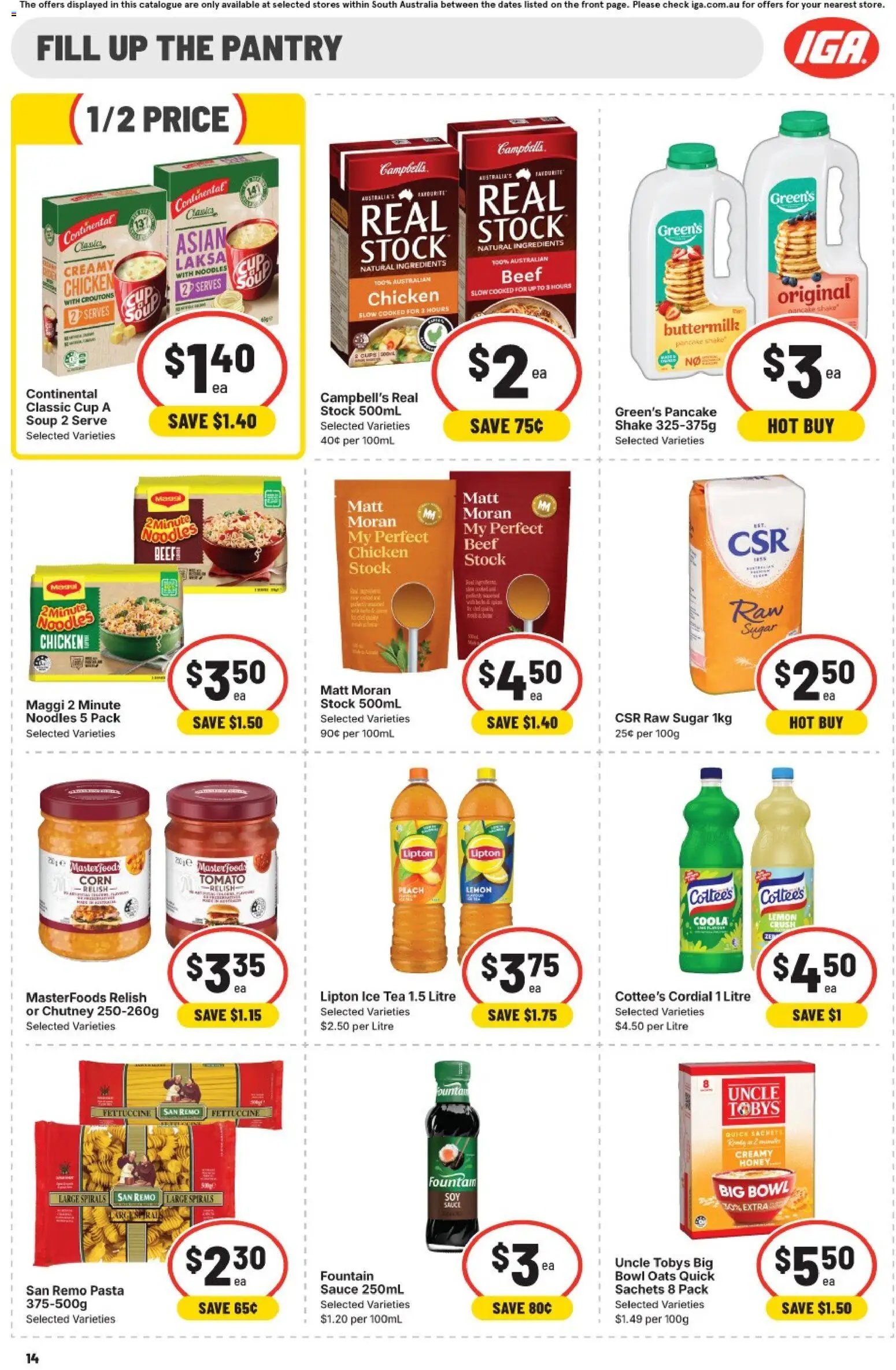 IGA catalogue from 08/07/2026 IGA catalogue SA