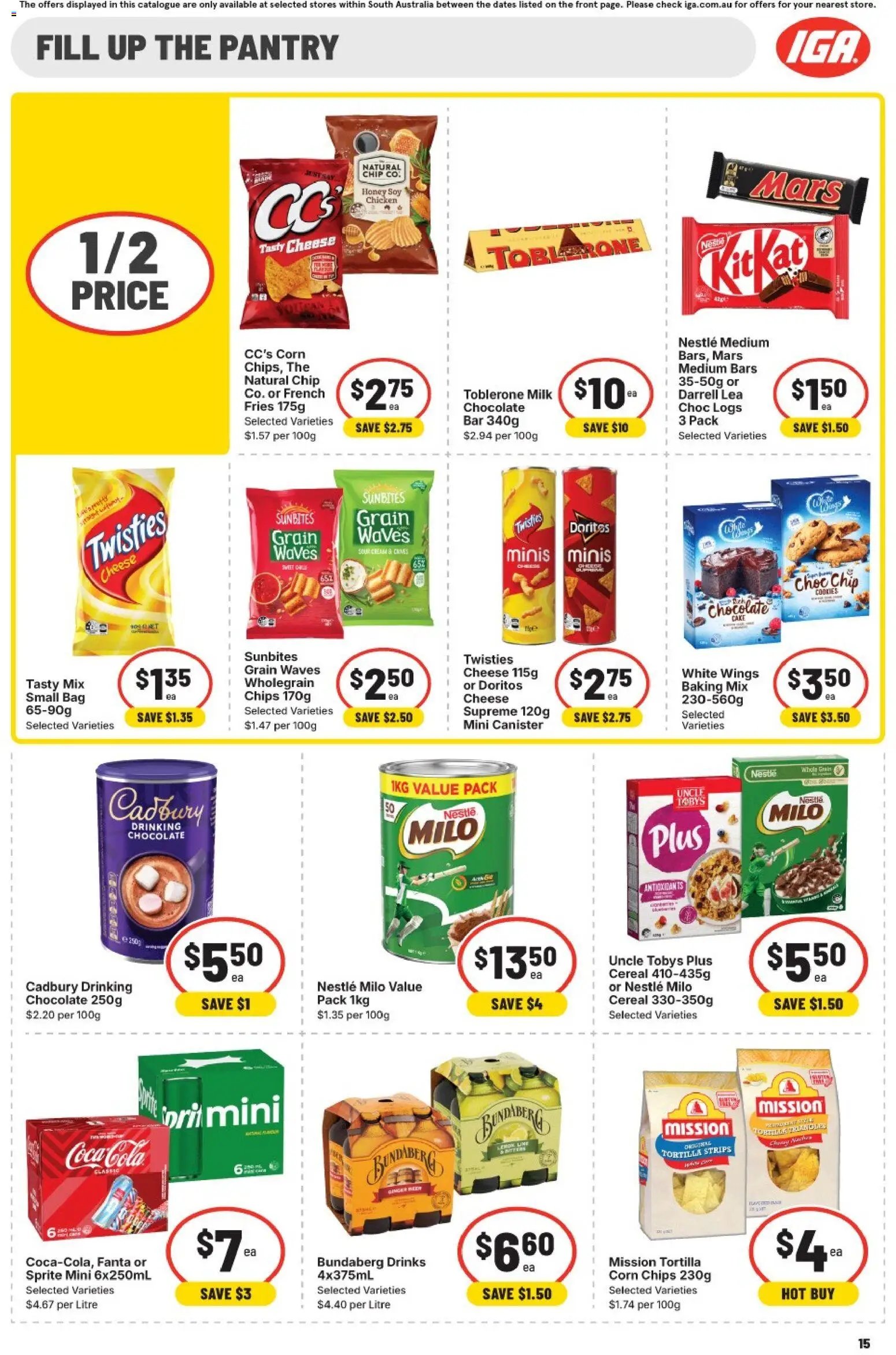 IGA catalogue from 08/07/2026 IGA catalogue SA