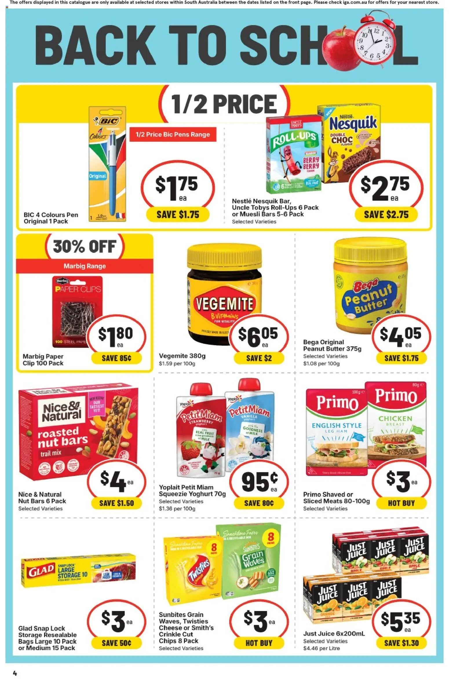 IGA catalogue from 08/07/2026 IGA catalogue SA