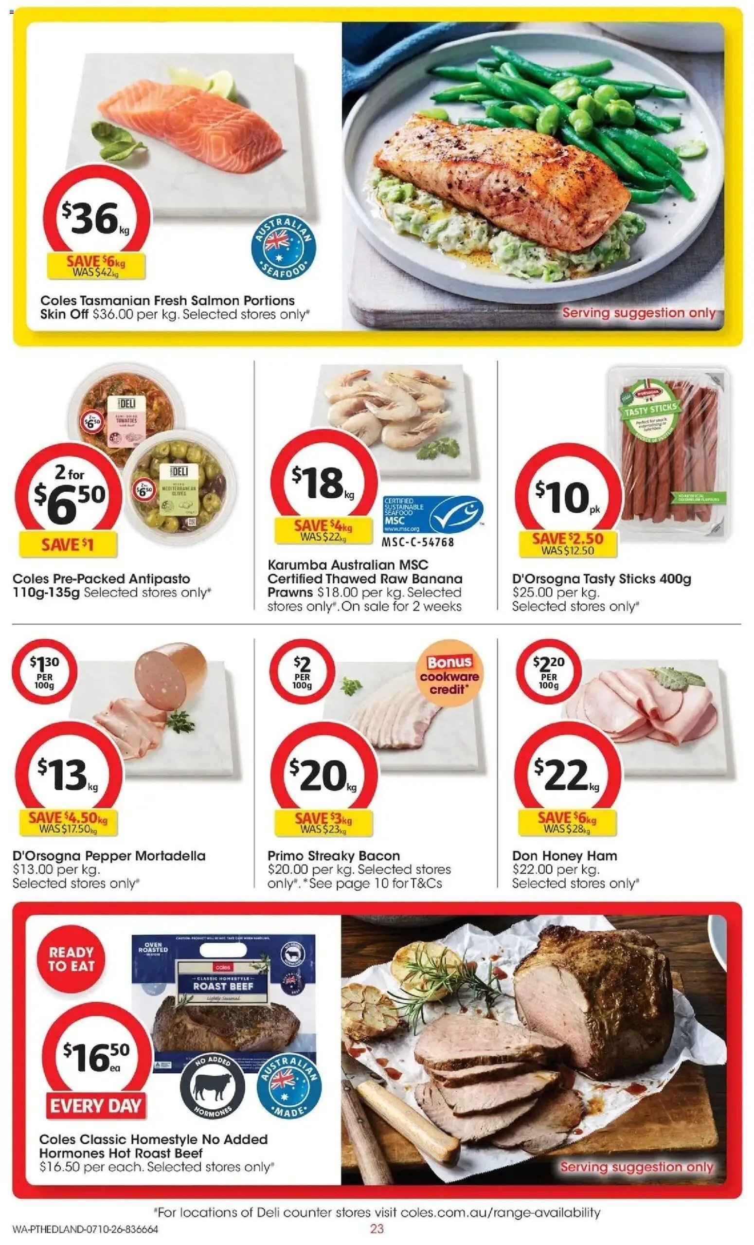 Coles catalogue from 07/10/2026 Coles catalogue PT Hedland