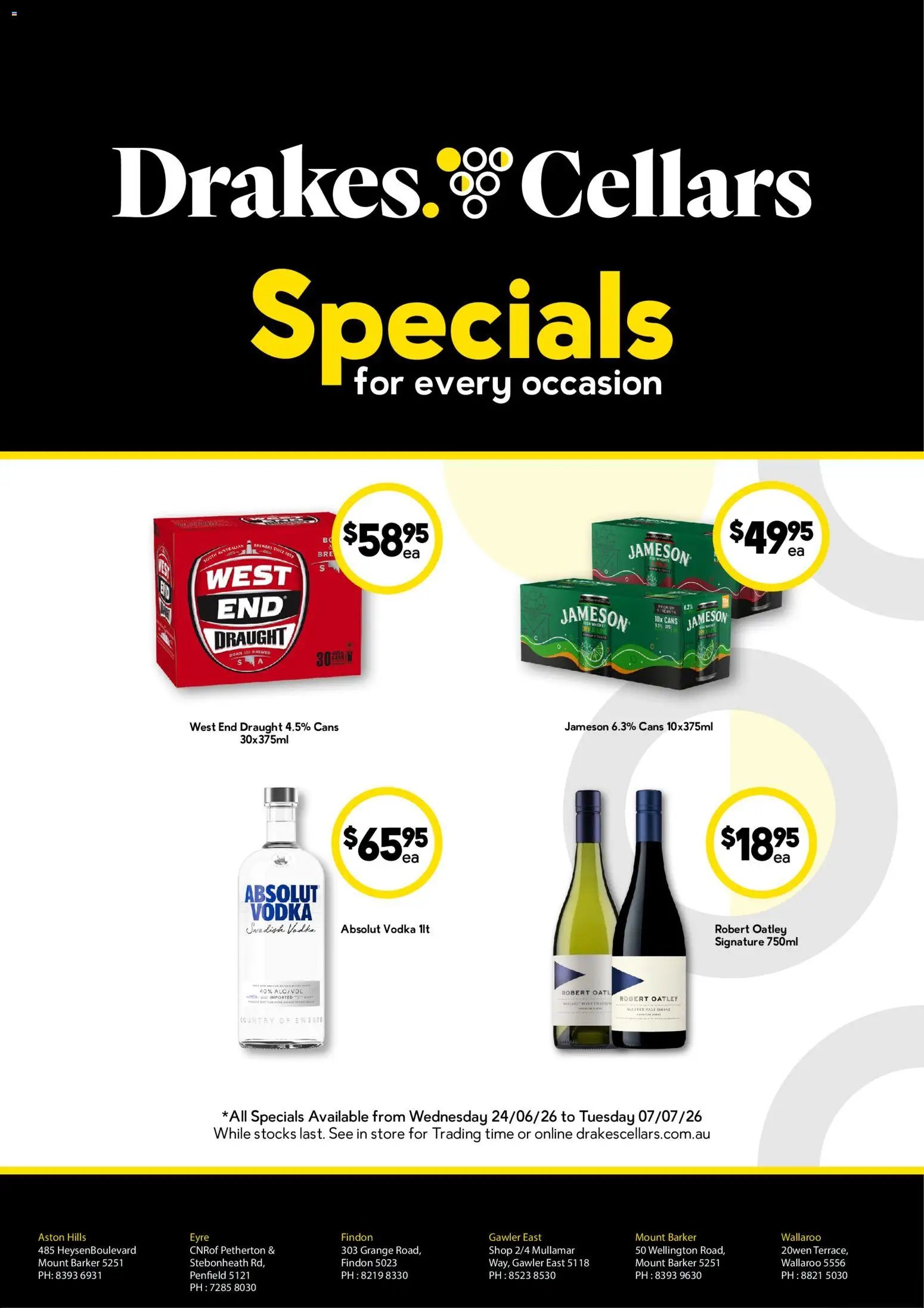 Drakes catalogue from 24/06/2026 Drakes Cellars