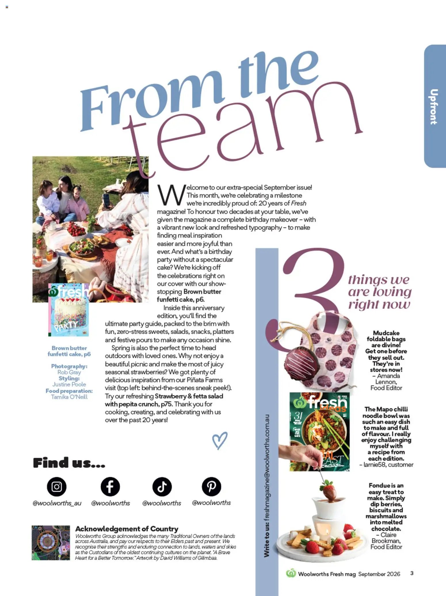 Woolworths catalogue from 01/09/2026 September magazine