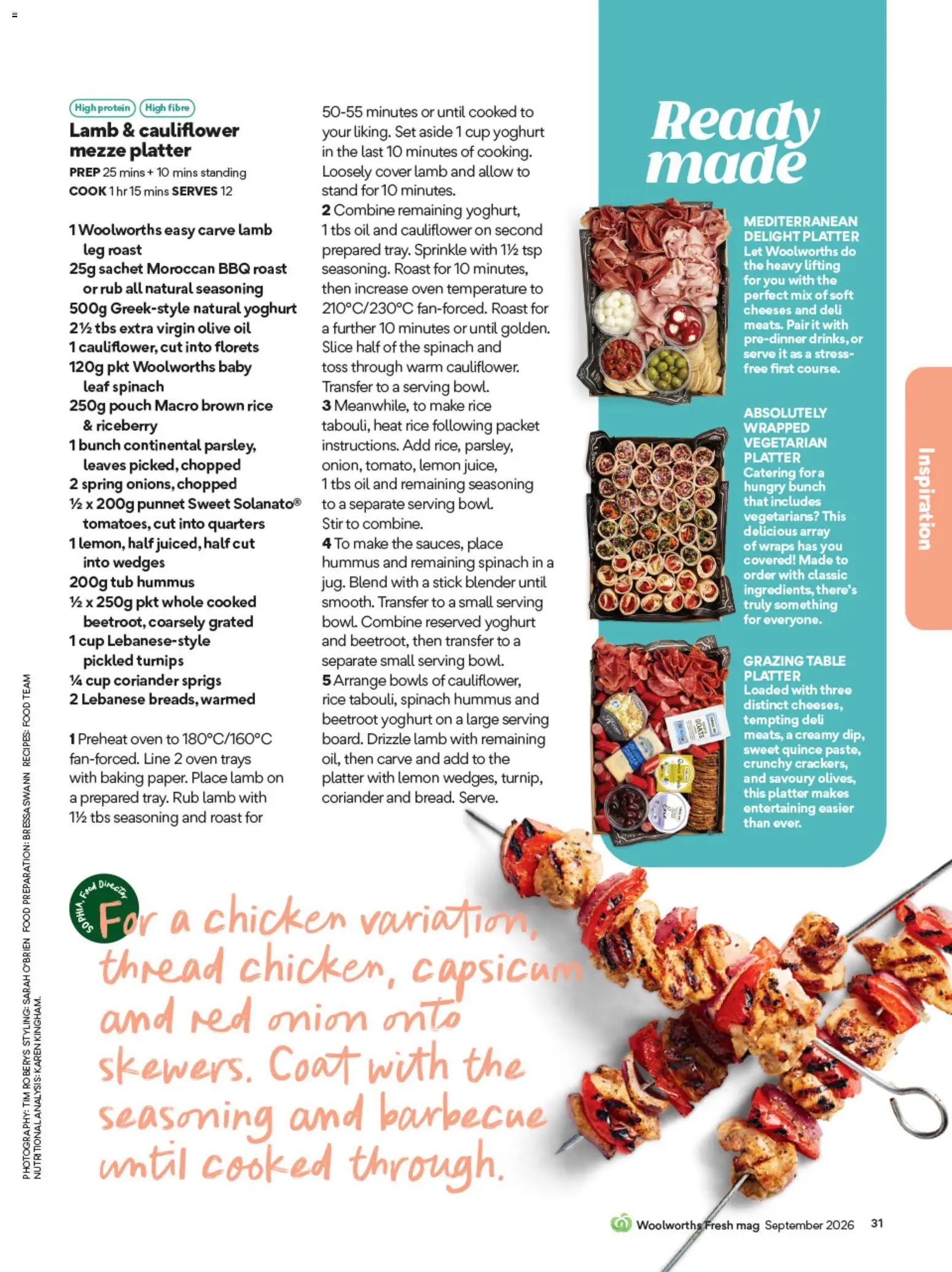 Woolworths catalogue from 01/09/2026 September magazine