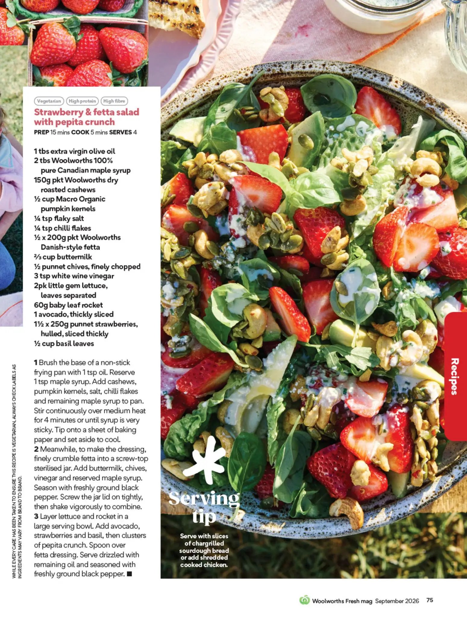 Woolworths catalogue from 01/09/2026 September magazine
