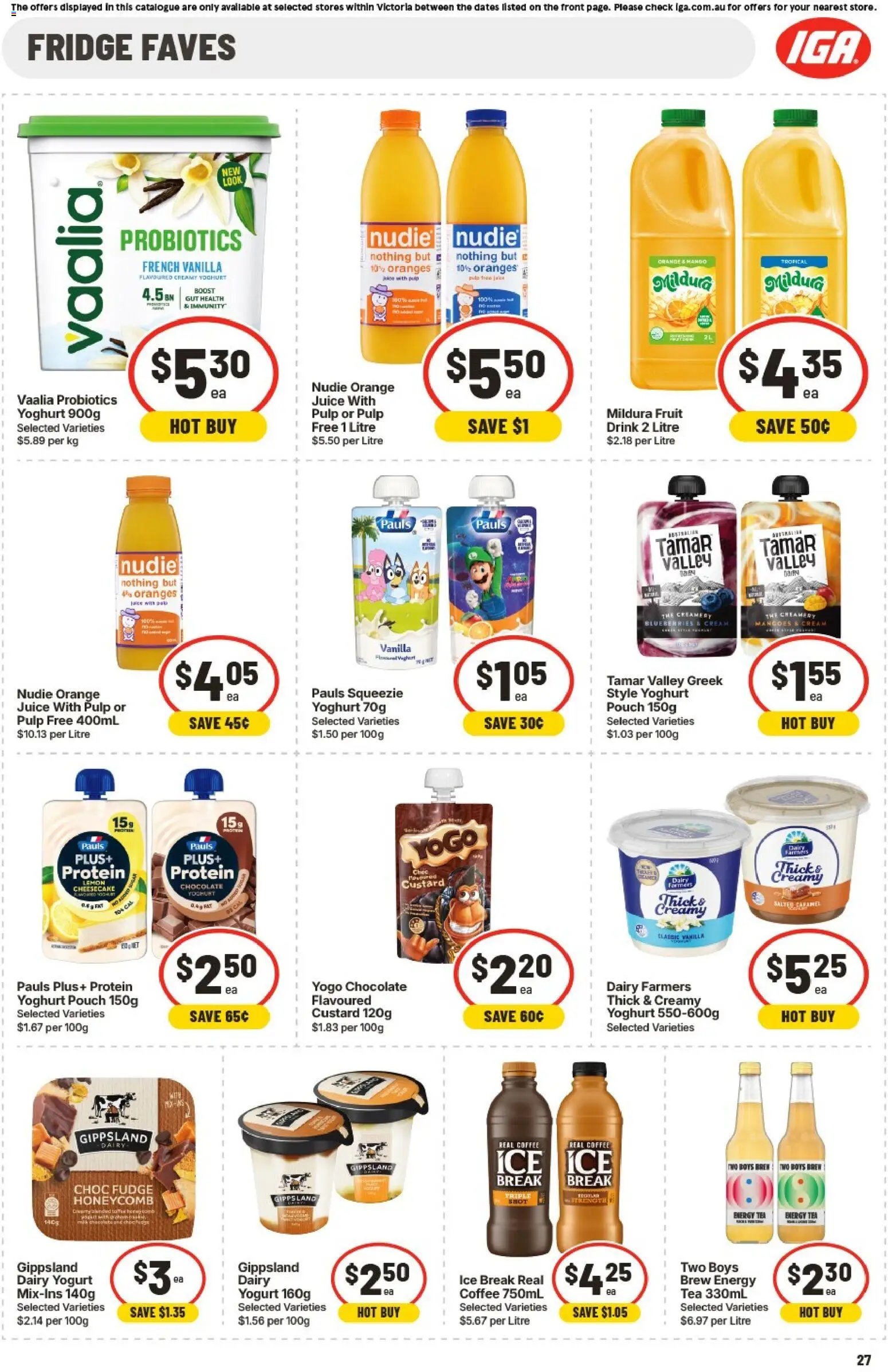 IGA catalogue from 22/07/2026 IGA catalogue VIC