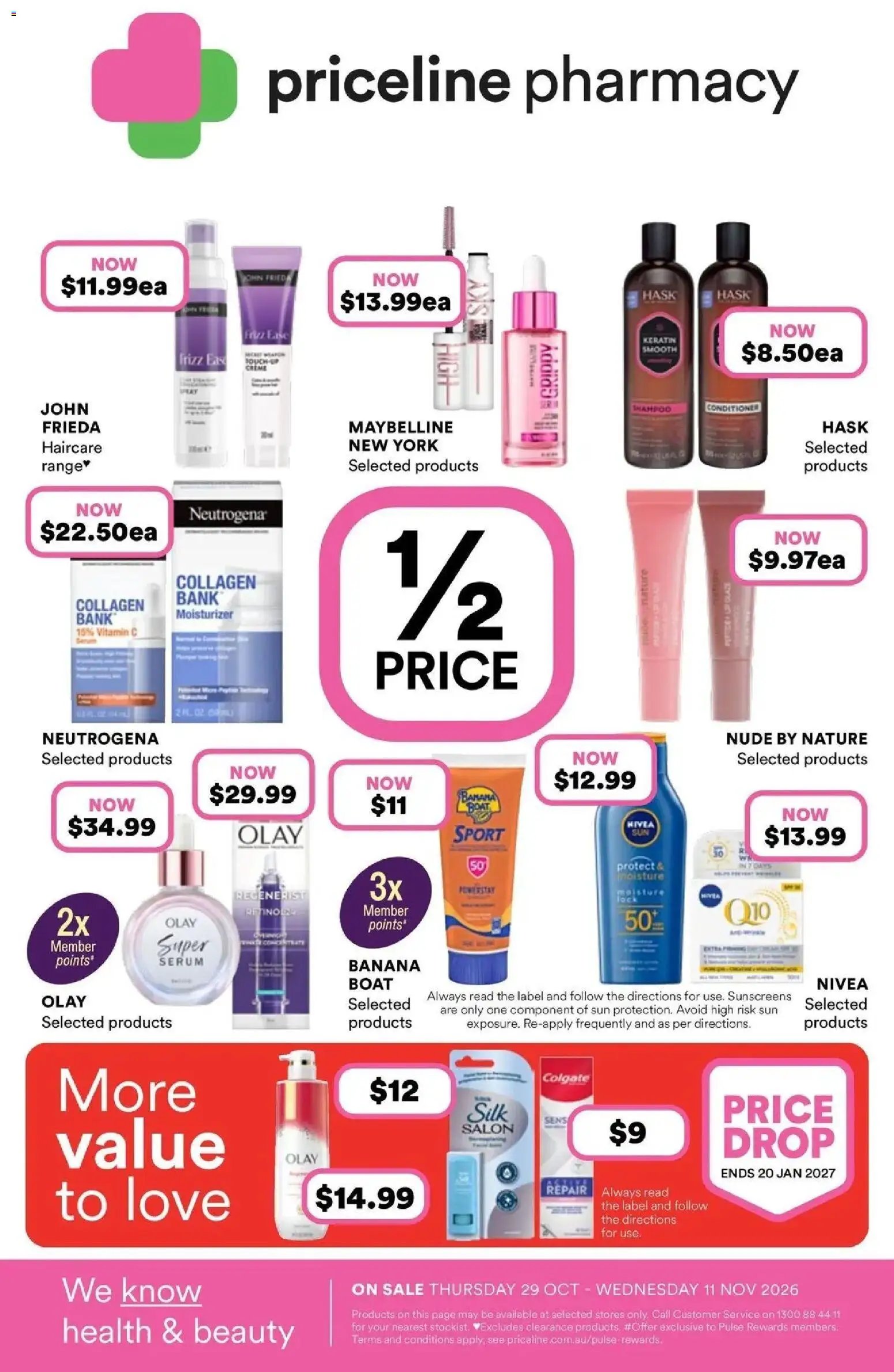 Priceline Pharmacy catalogue Sydney valid from 29/10/2026 - Latest Specials & Offers