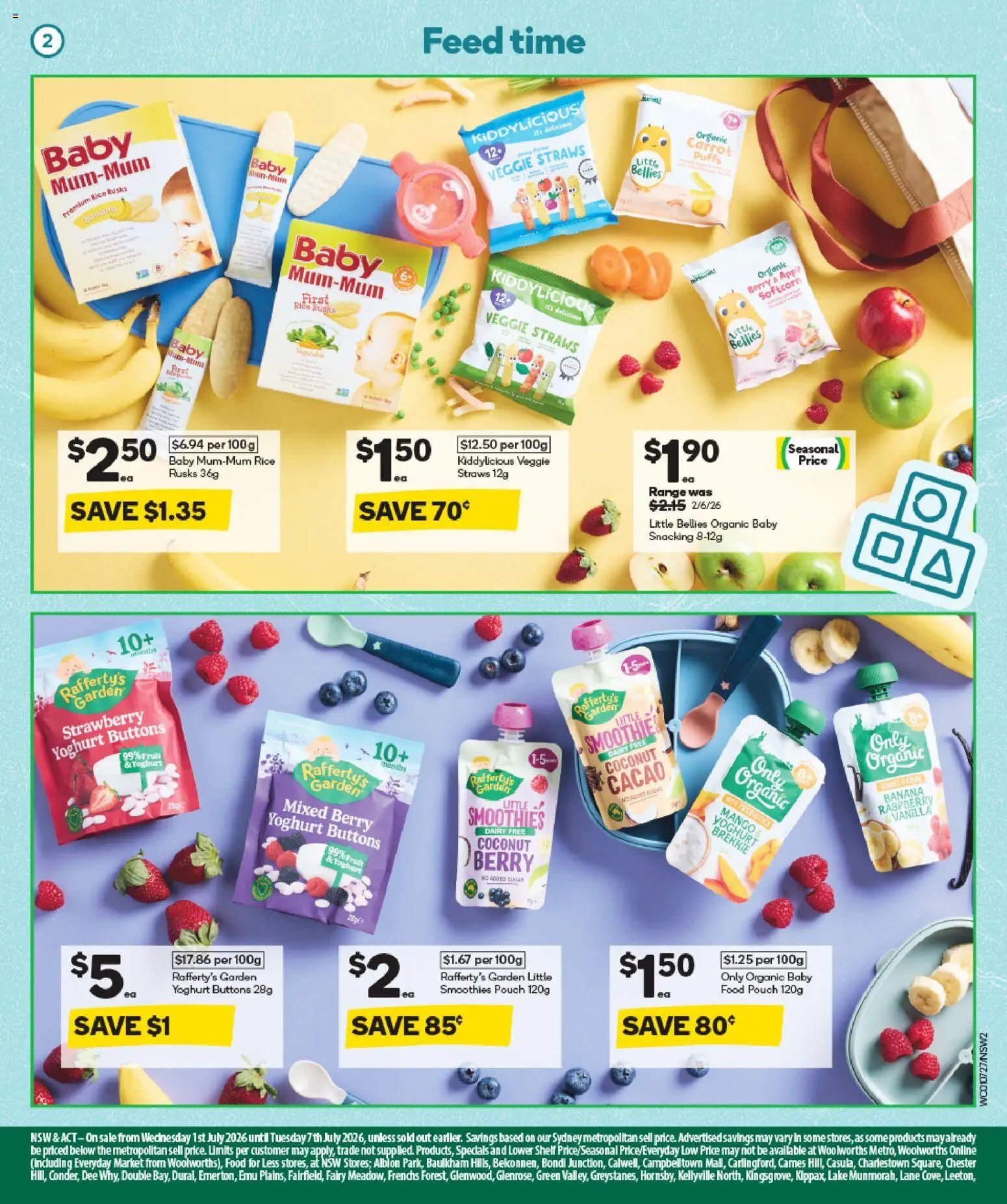 Woolworths catalogue from 01/07/2026 Woolworths Baby & Toddler