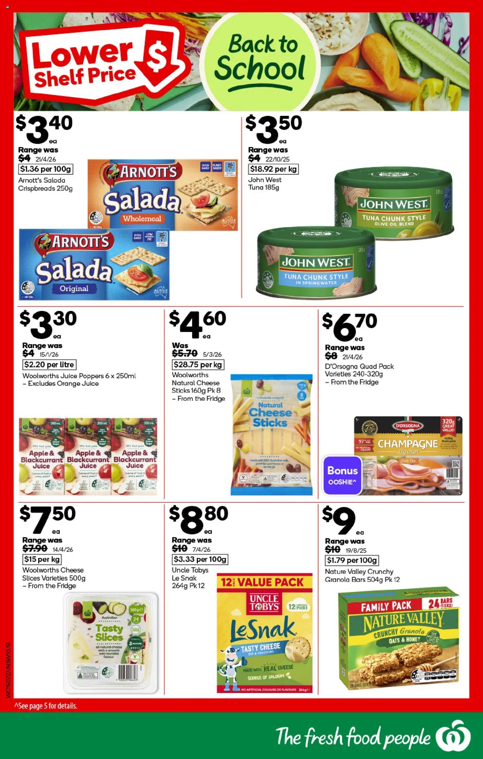 Woolworths catalogue from 22/07/2026 Woolworths catalogue NSW