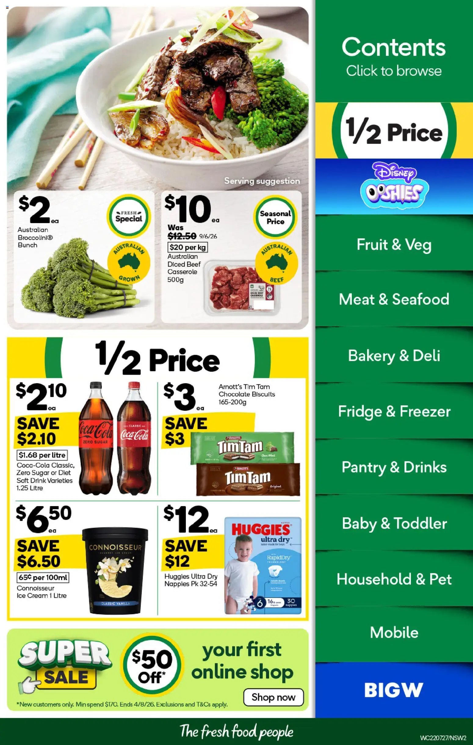 Woolworths catalogue from 22/07/2026 Woolworths catalogue NSW