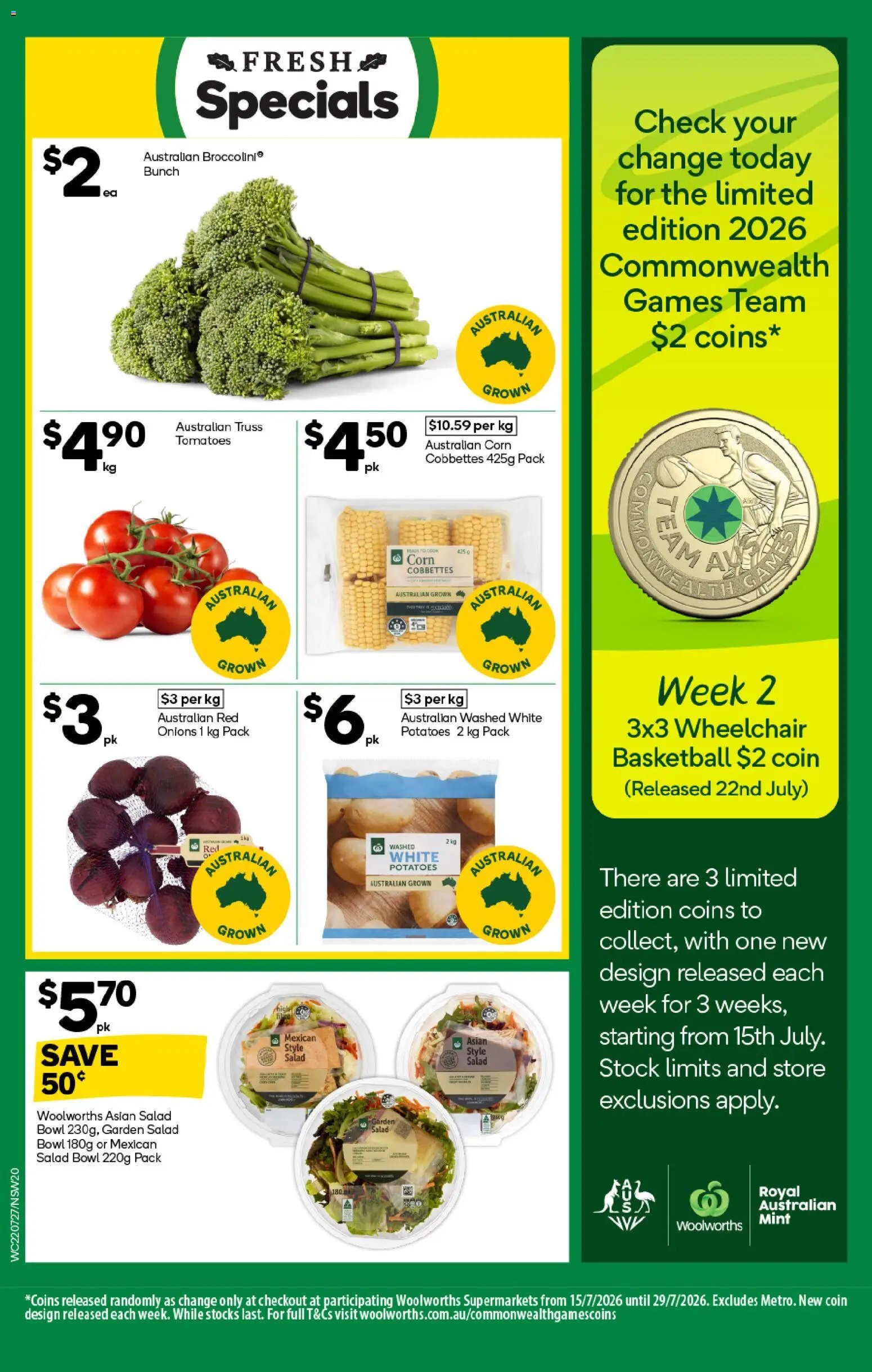 Woolworths catalogue from 22/07/2026 Woolworths catalogue NSW