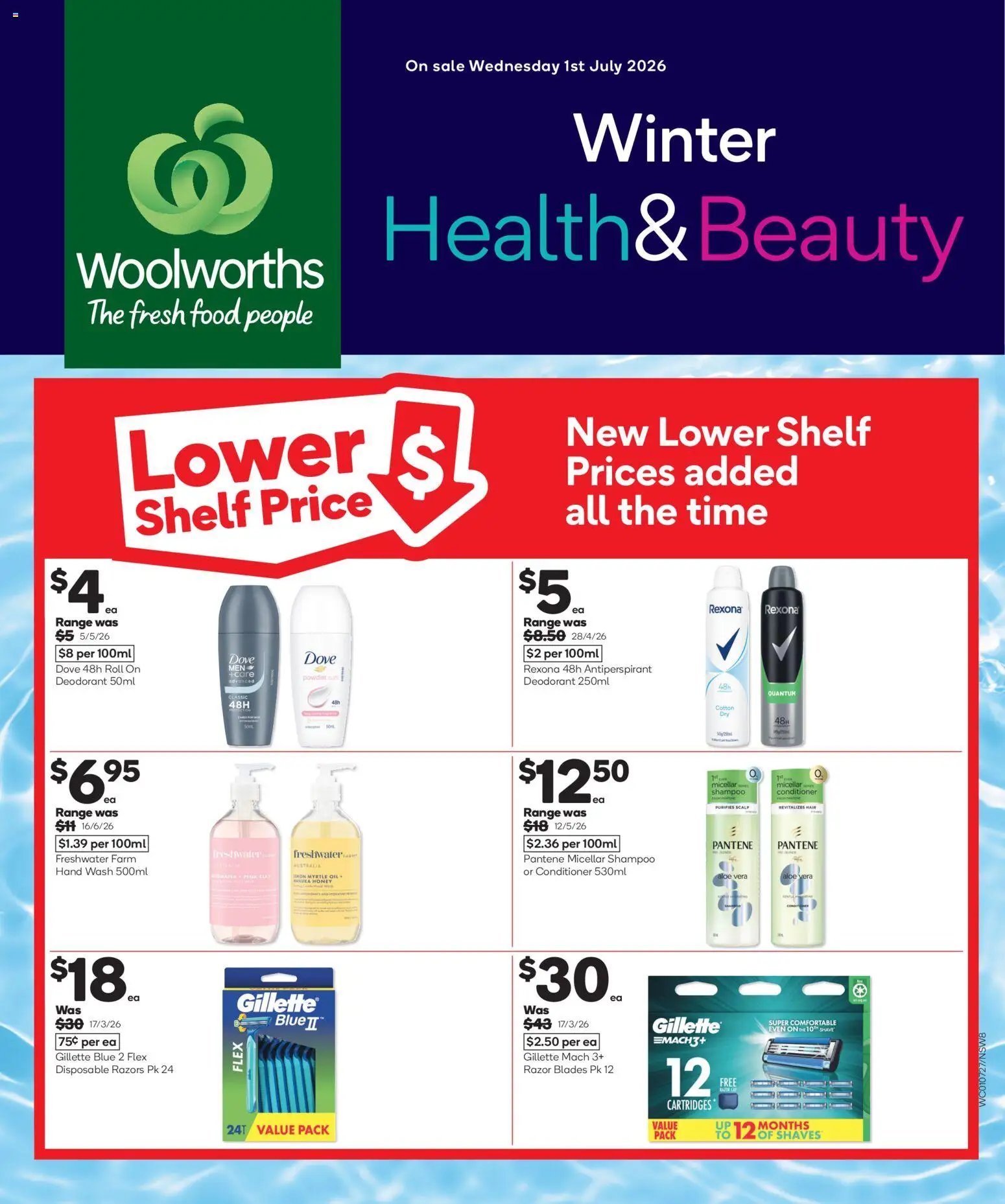 Woolworths catalogue from 01/07/2026 Woolworths Winter Health & Beauty