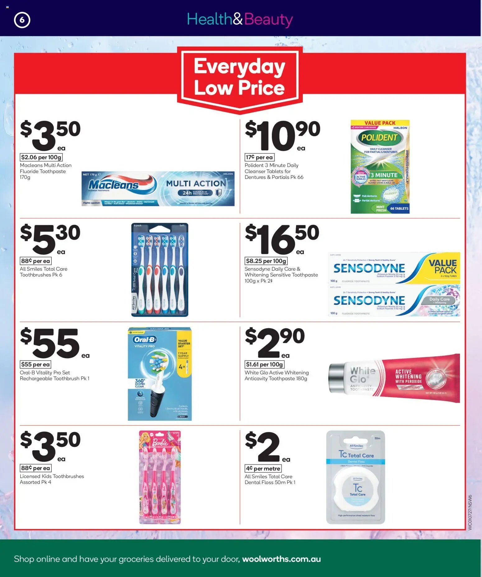Woolworths catalogue from 01/07/2026 Woolworths Winter Health & Beauty