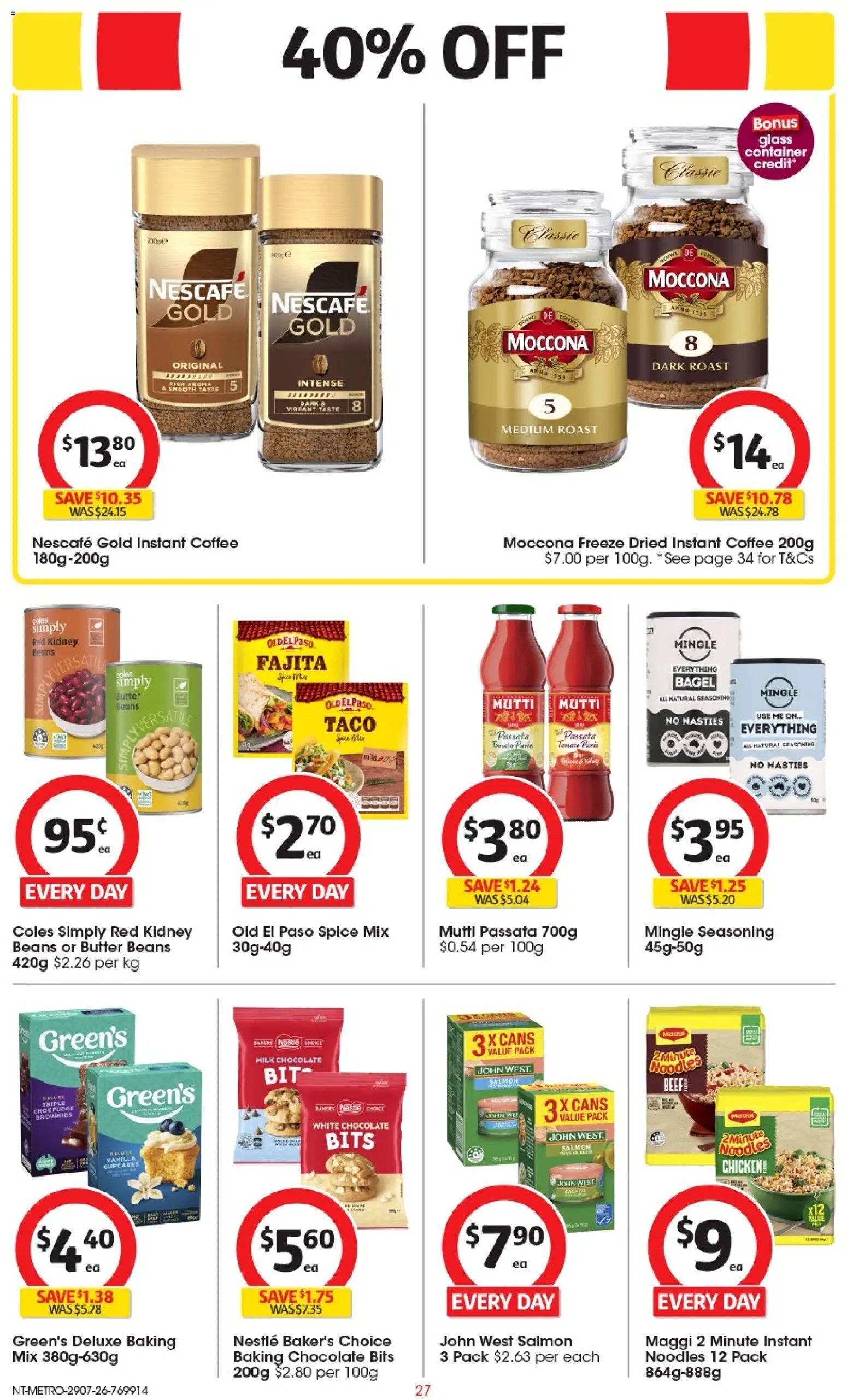 Coles catalogue from 29/07/2026 Coles catalogue NT