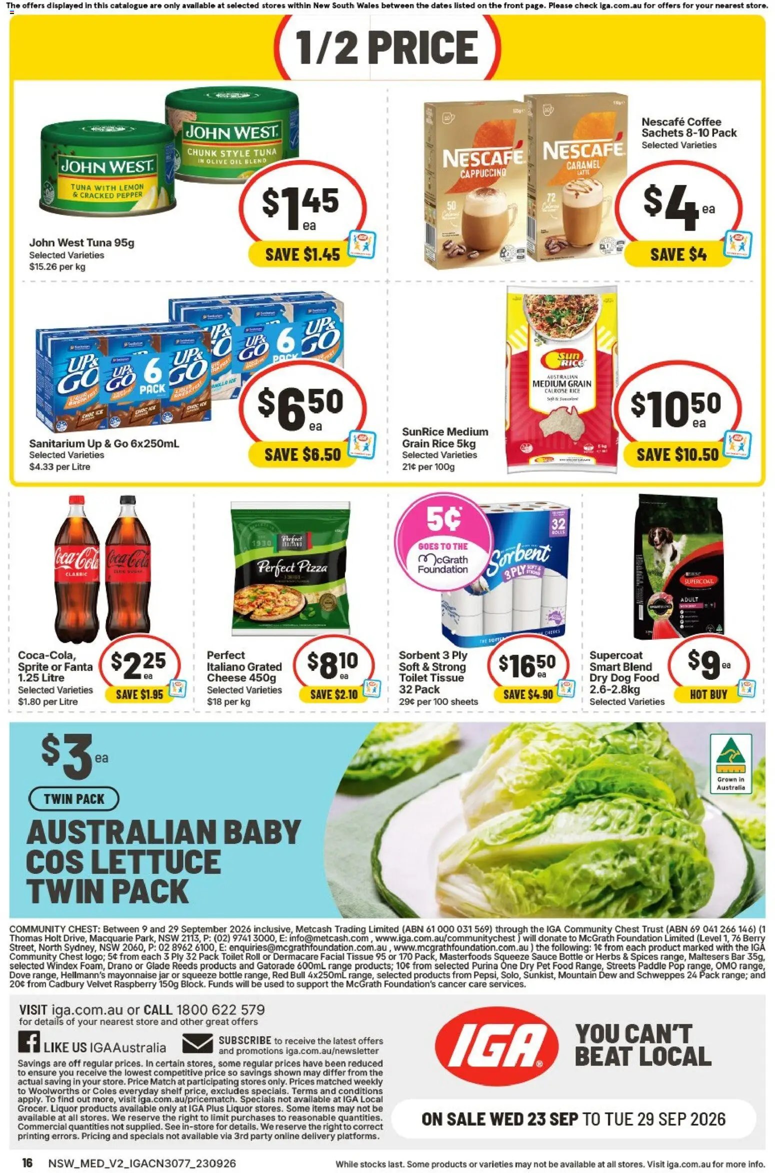 IGA catalogue from 23/09/2026 IGA catalogue Spit Junction