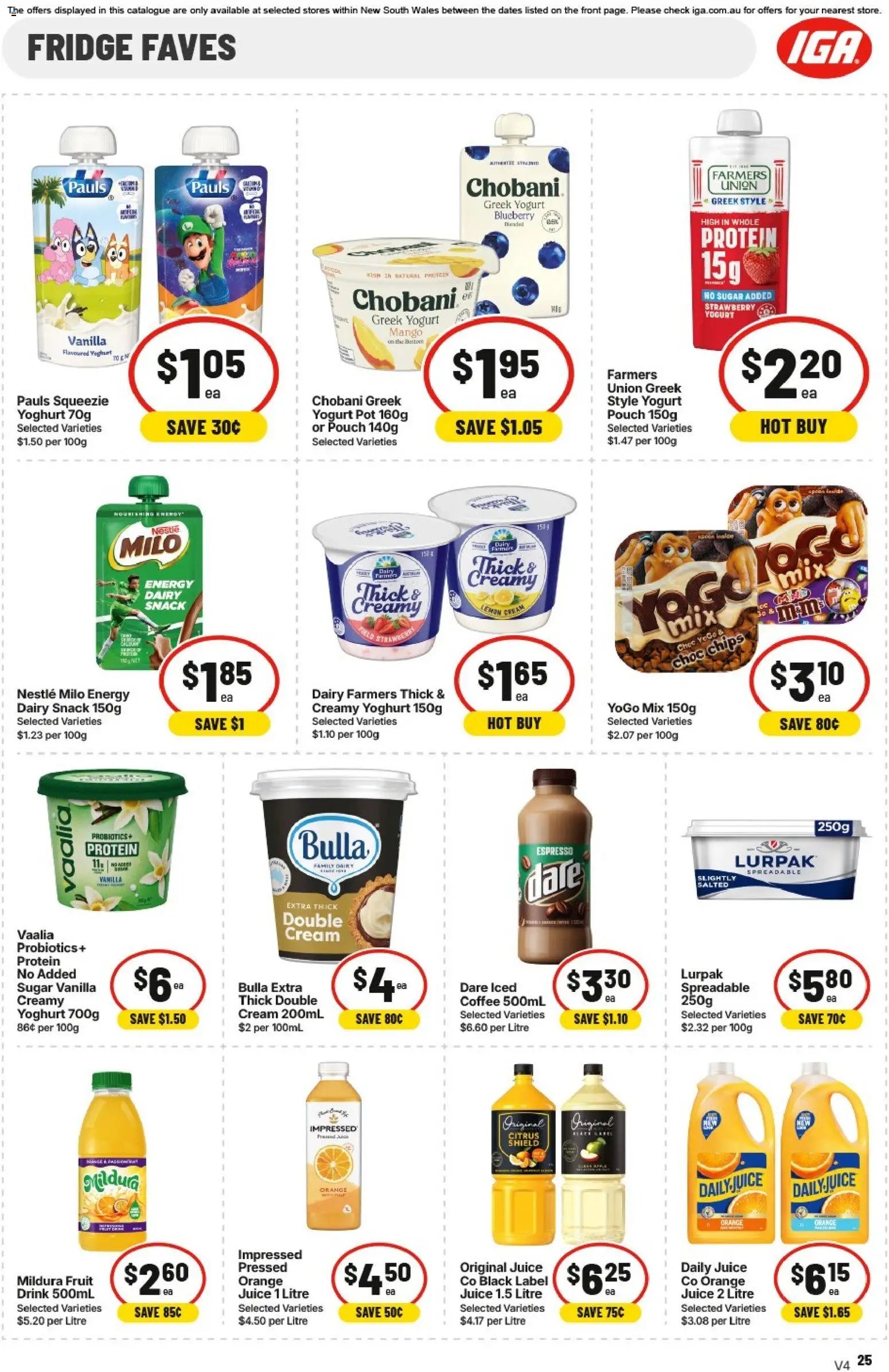 IGA catalogue from 25/08/2026 IGA catalogue Extra specials Summer Hill