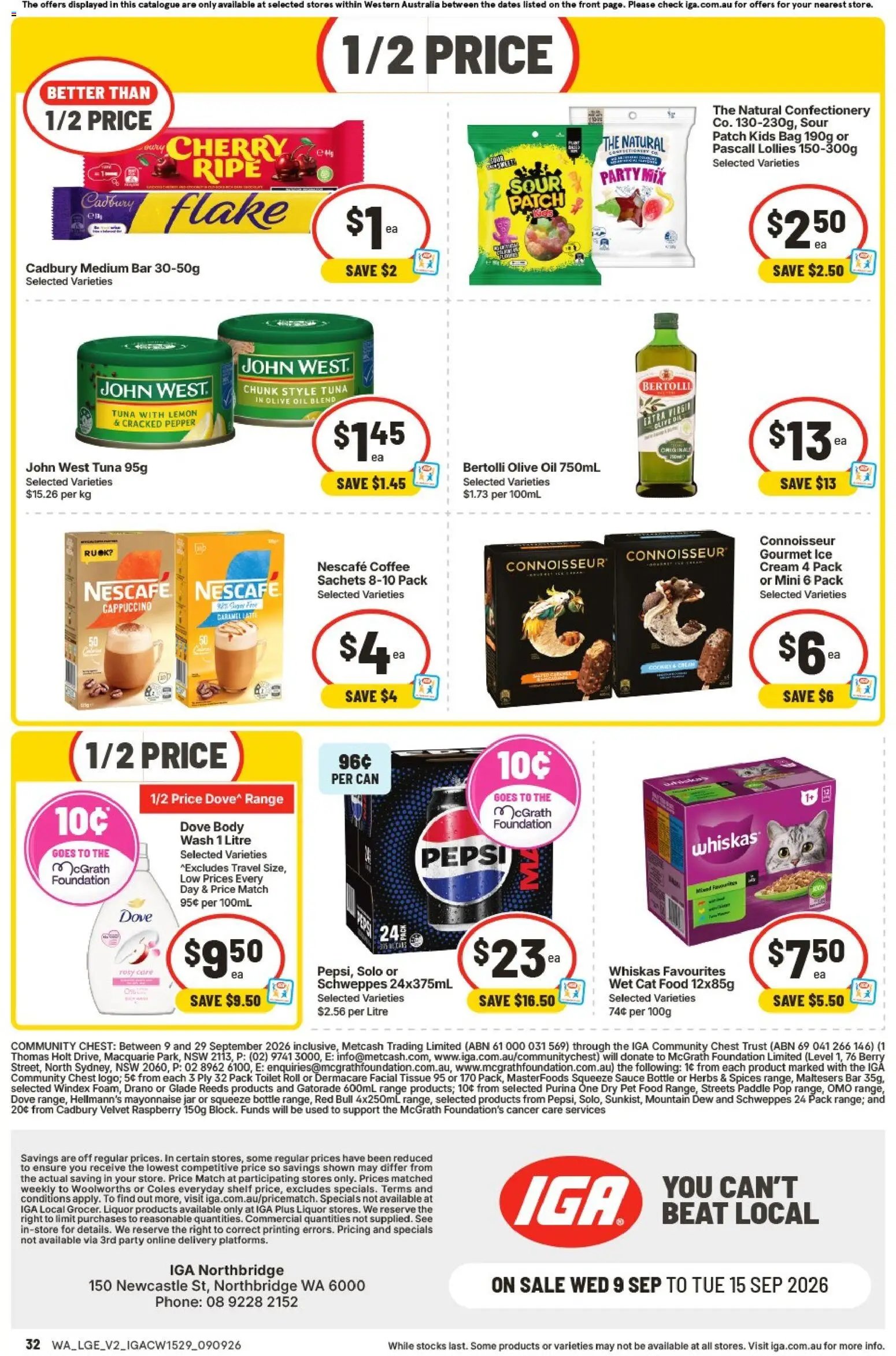 IGA catalogue from 09/09/2026 IGA catalogue Northbridge
