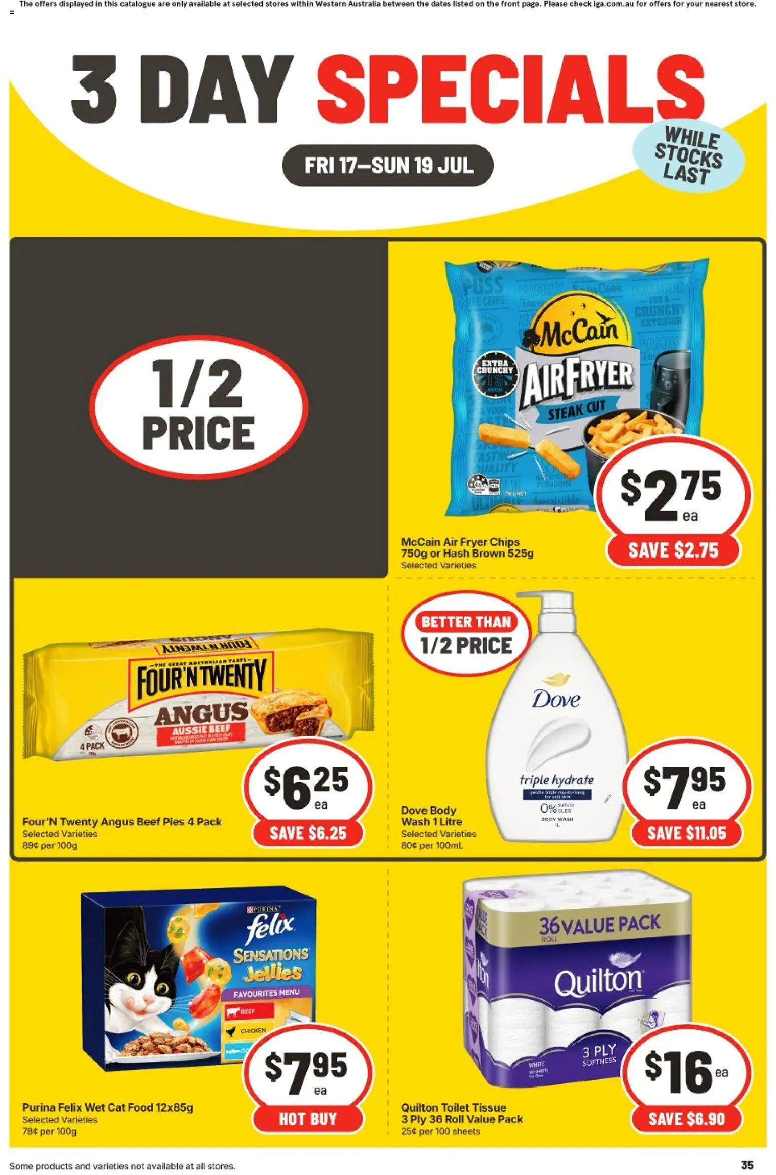 IGA catalogue from 17/07/2026 IGA 3 Day Specials WA