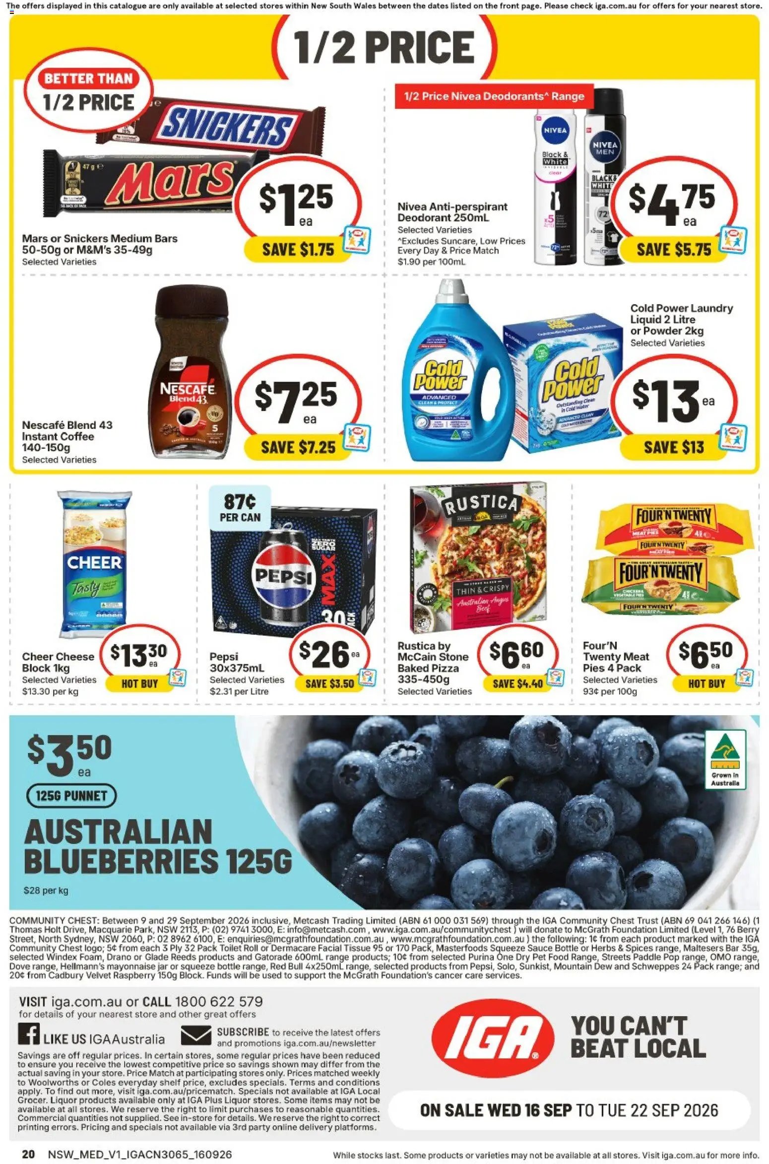IGA catalogue from 16/09/2026 IGA catalogue North Sydney