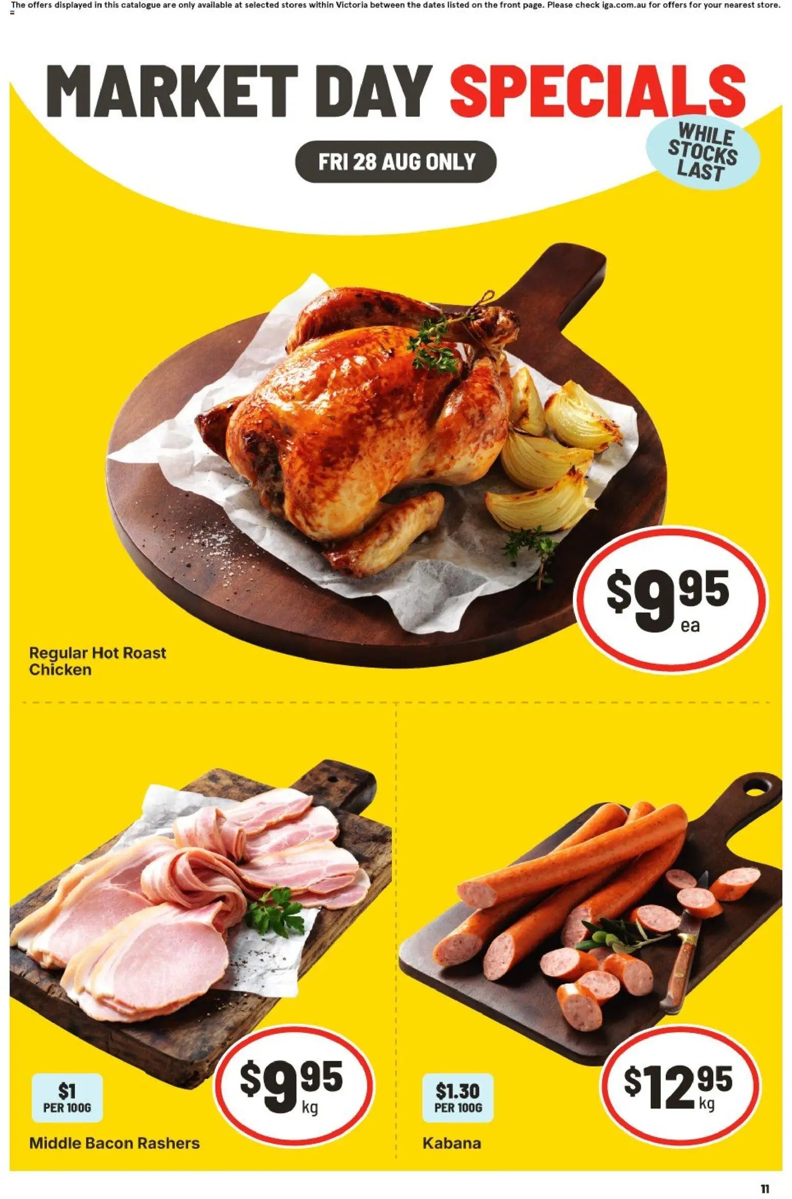 IGA catalogue from 28/08/2026 IGA Market Day Specials Coburg