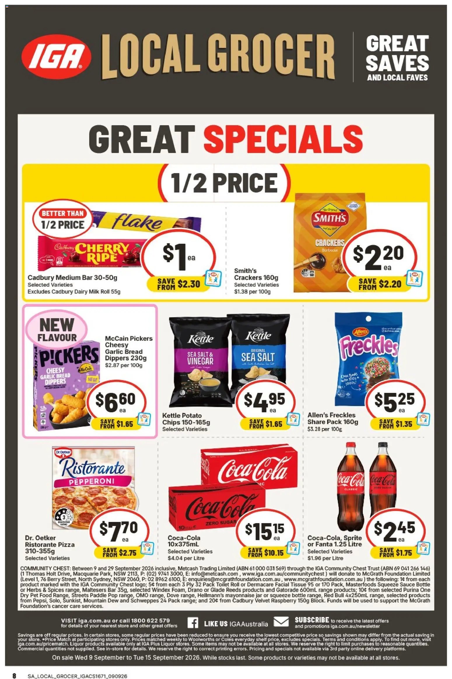 IGA catalogue from 09/09/2026 IGA catalogue Adelaide